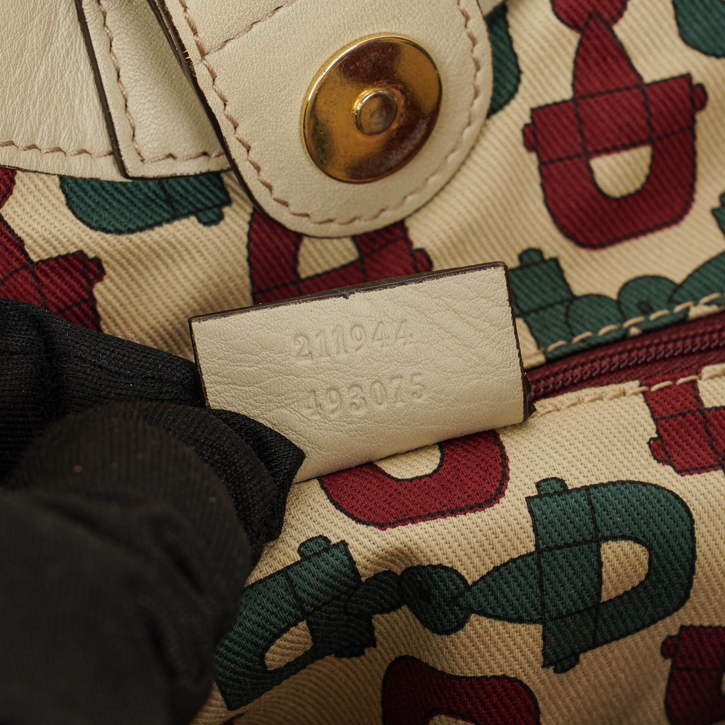 Gucci Guccissima Neutral Leather Sukey Hobo Bag