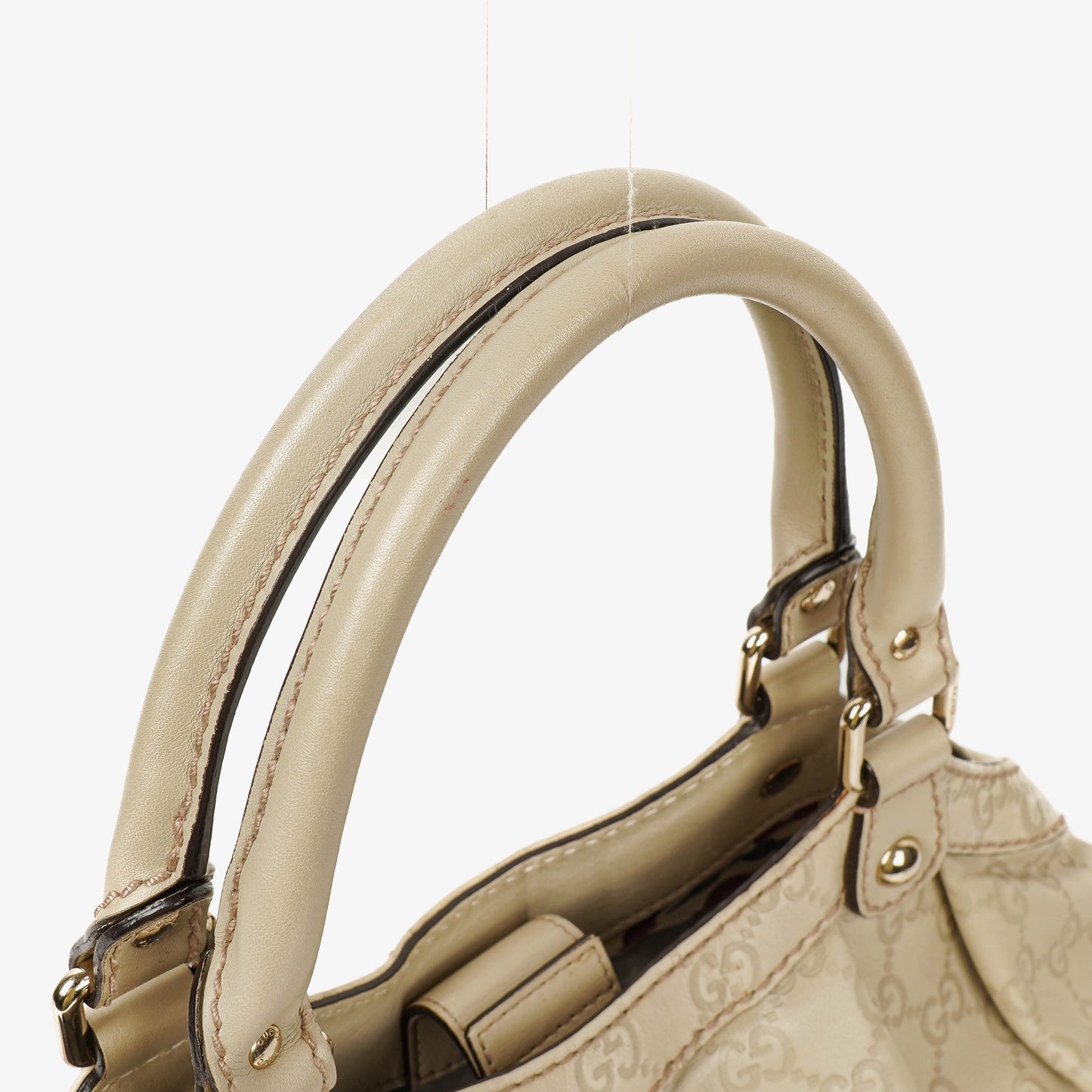 Gucci Guccissima Neutral Leather Sukey Hobo Bag
