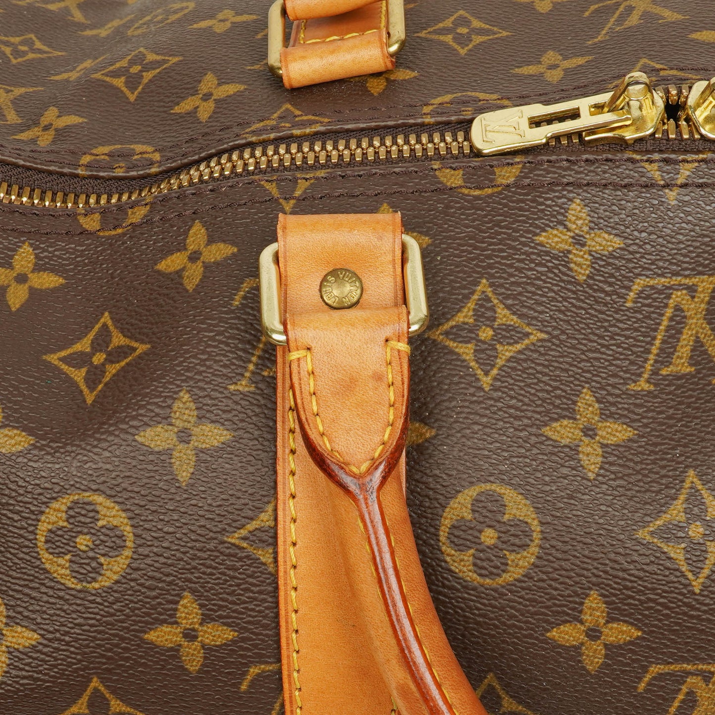 Louis Vuitton Keepall 55 & Bandoulière Monogram Canvas Travel Bag