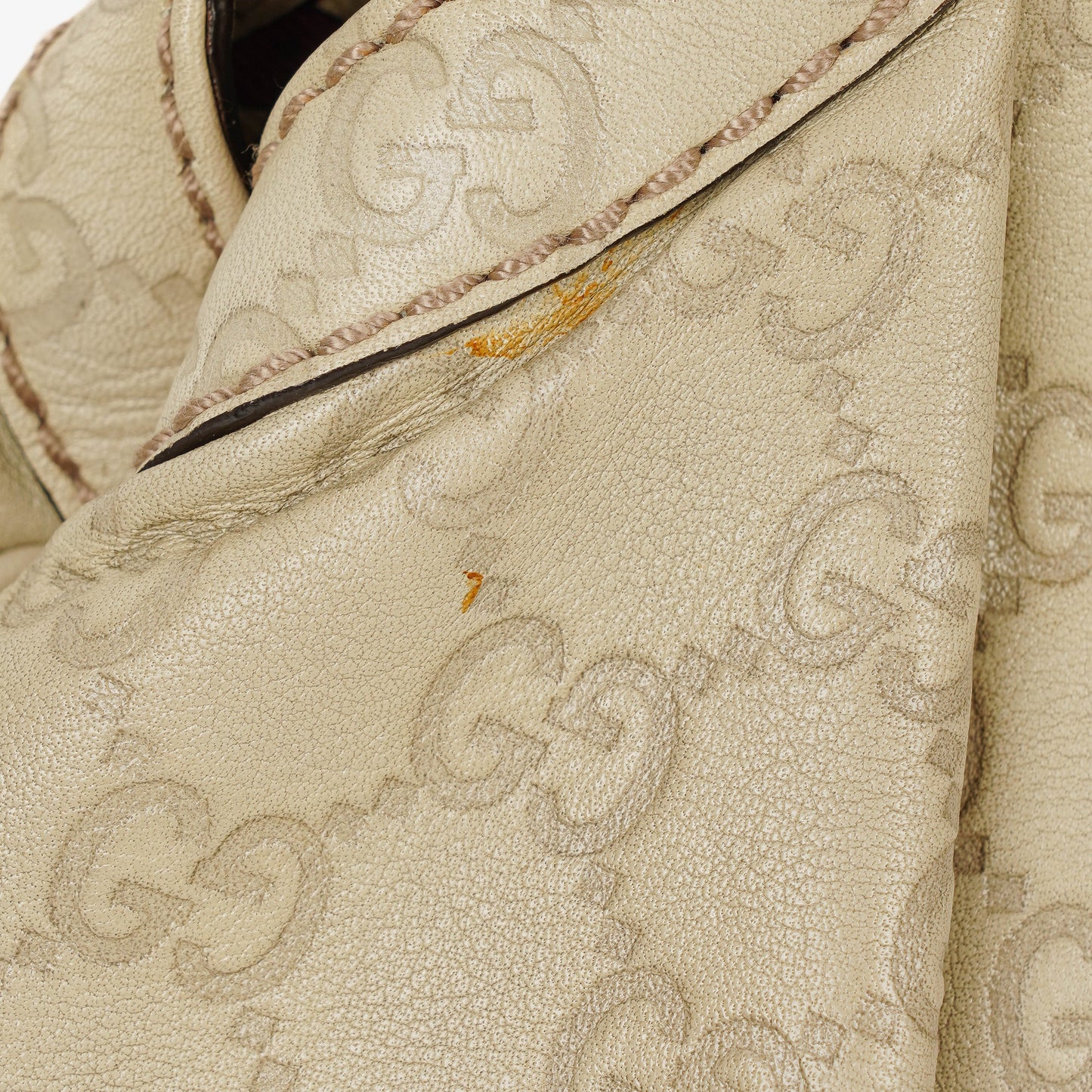 Gucci Guccissima Neutral Leather Sukey Hobo Bag