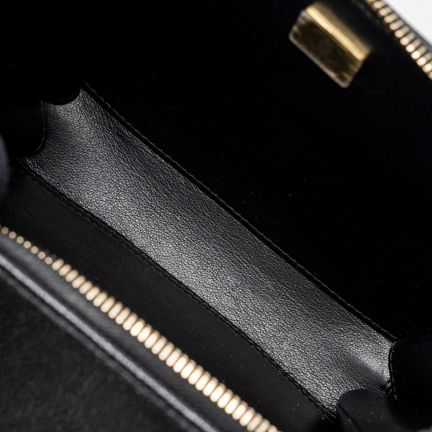 Chanel Letter top Handle Small vanity case caviar Black Brushed (microchip)