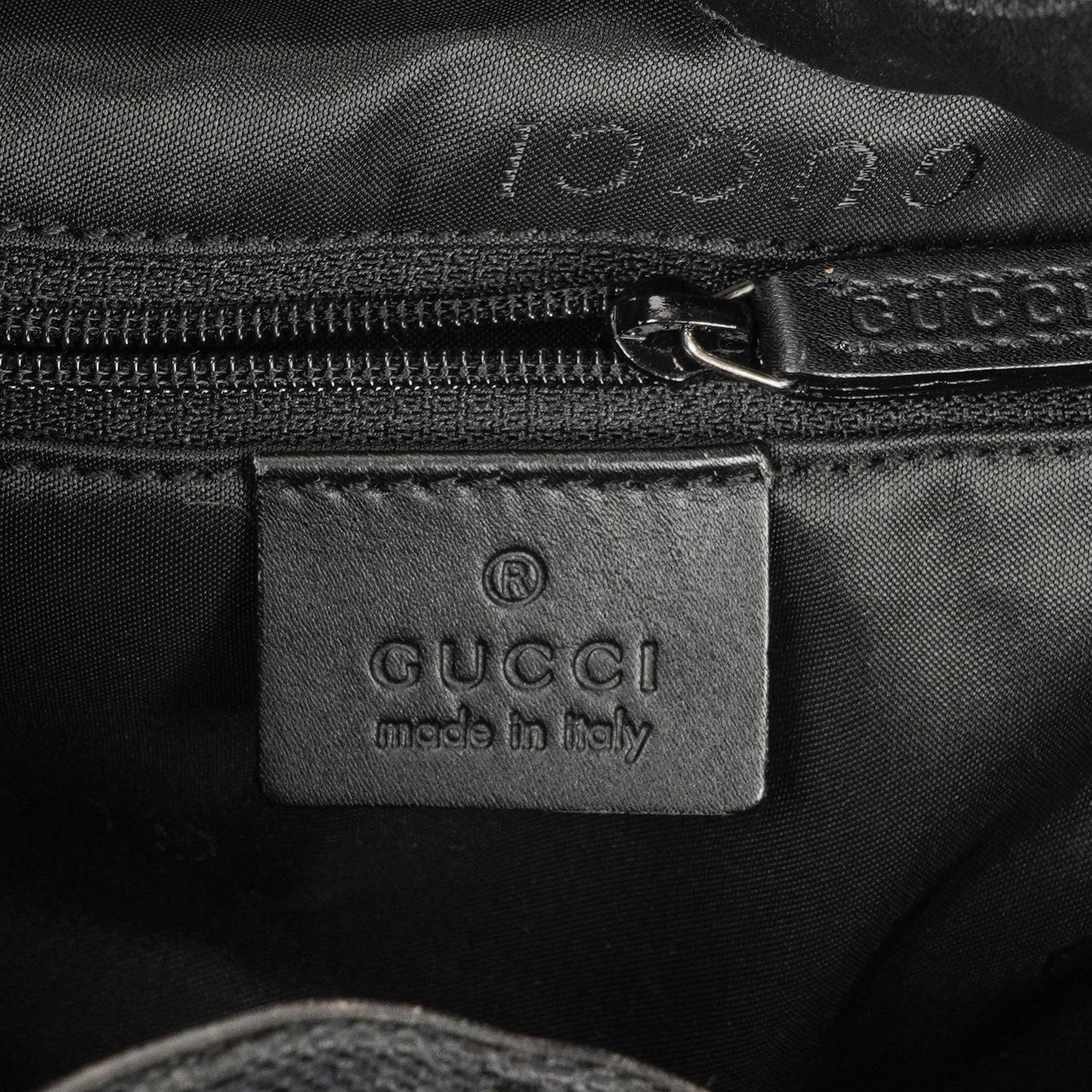 Gucci GG Monogram Canvas Bamboo Top Handle Bag