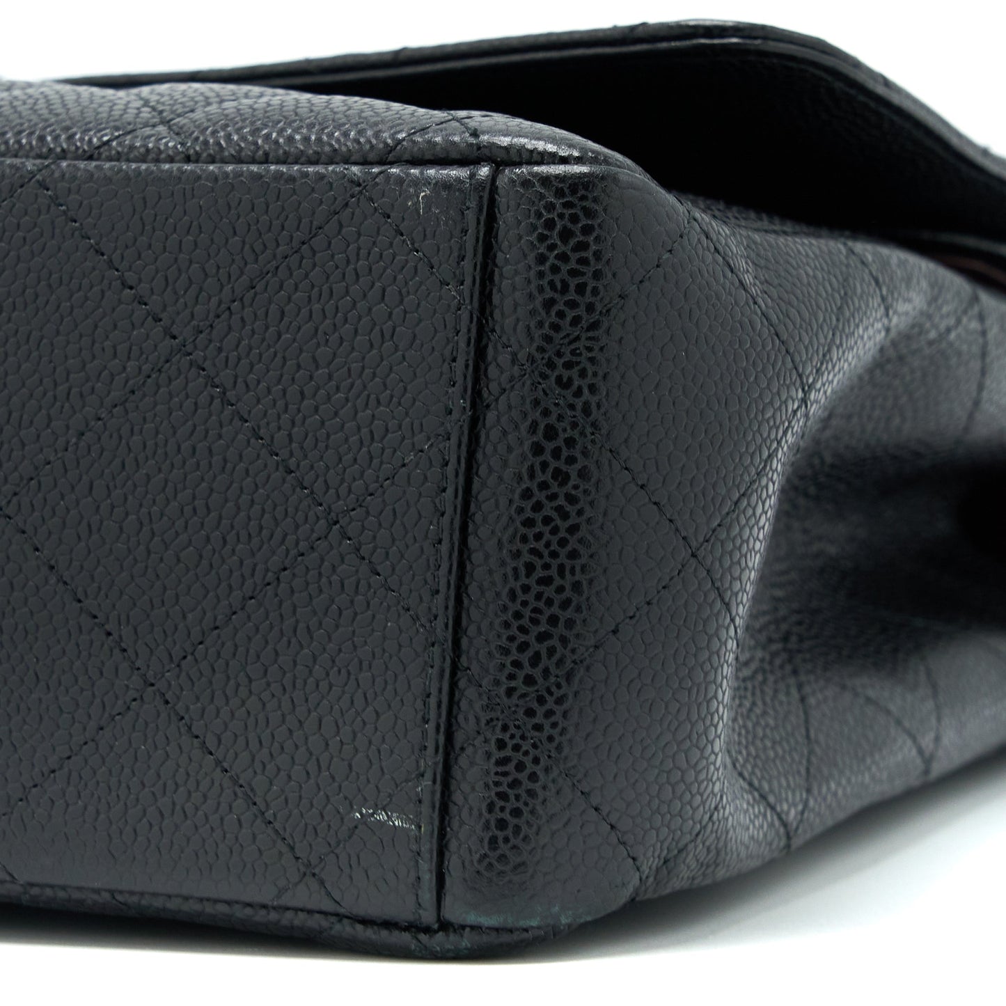 Chanel Maxi Classic Double Flap Bag Caviar Black