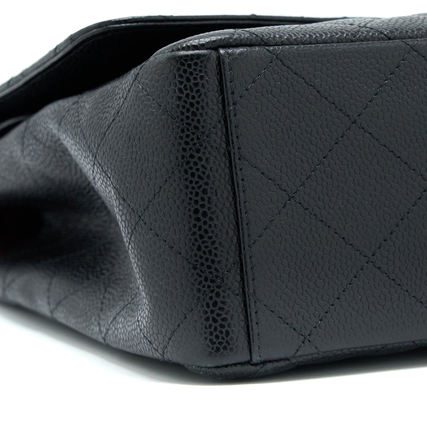 Chanel Maxi Classic Double Flap Bag Caviar Black