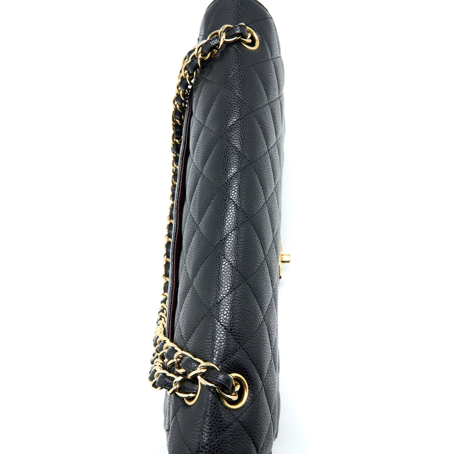 Chanel Maxi Classic Double Flap Bag Caviar Black