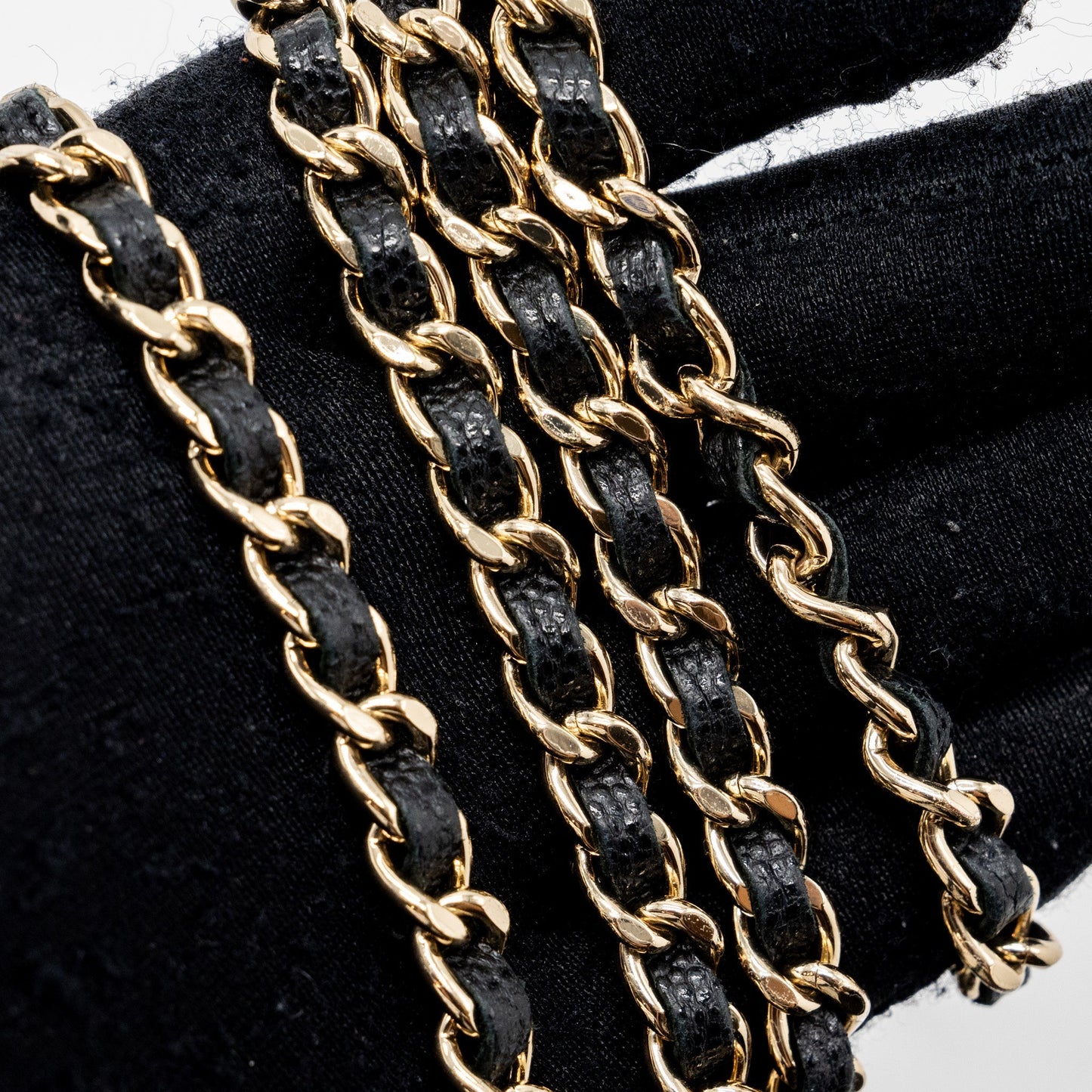 Chanel Long Vanity Case Caviar Black L