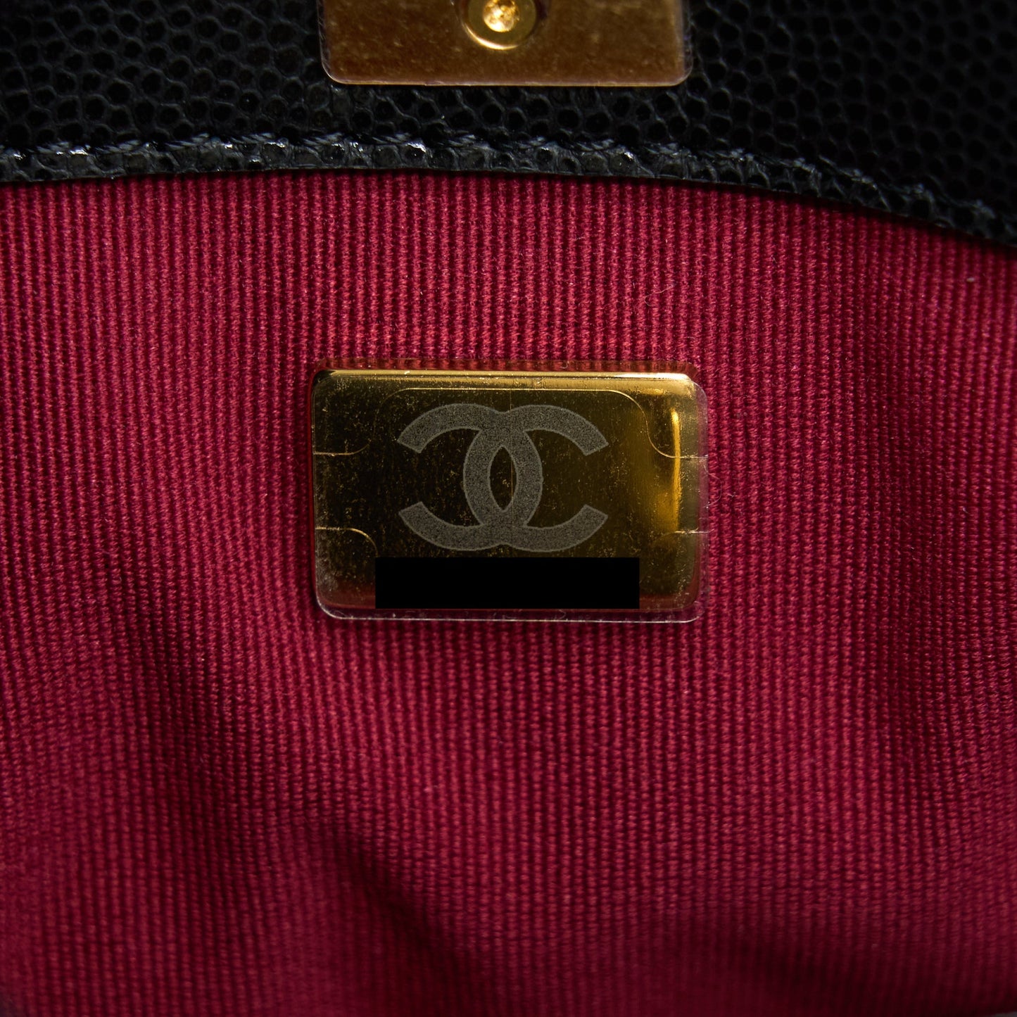 Chanel 22A Twist Your Buttons Hobo Shoulder Bag Caviar Black