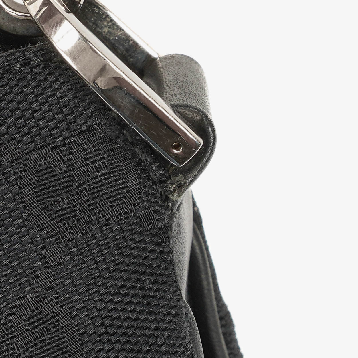 Gucci GG Monogram Canvas Bamboo Top Handle Bag