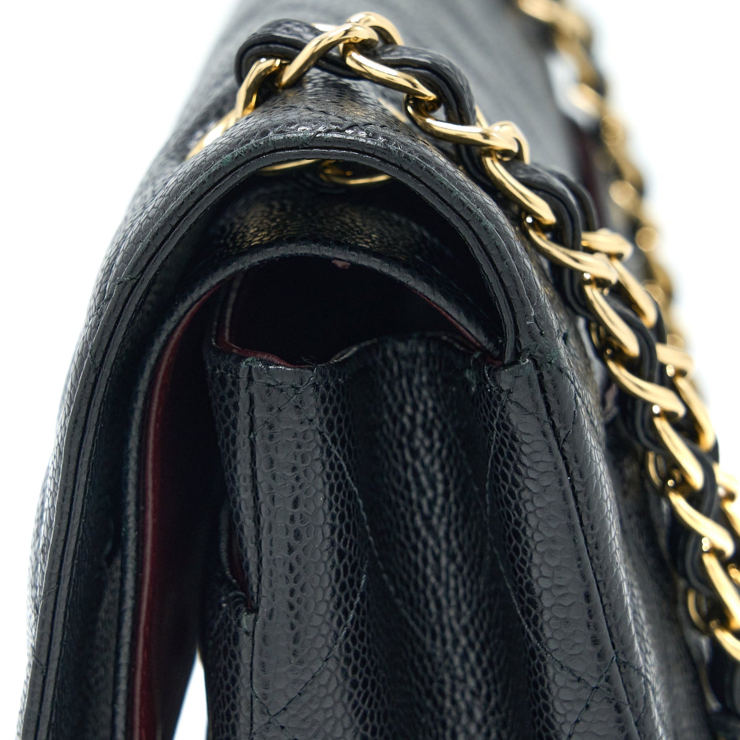 Chanel Maxi Classic Double Flap Bag Caviar Black