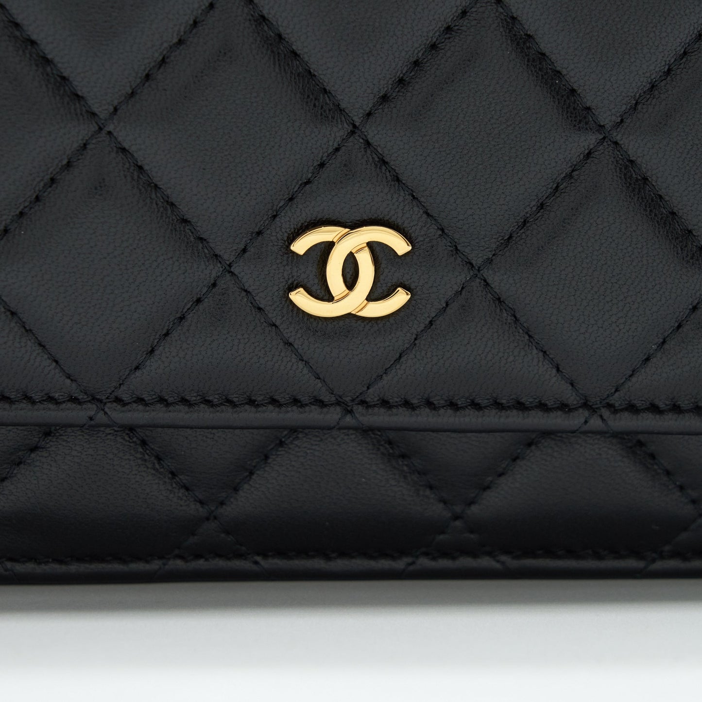 Chanel Classic Wallet On Chains Lambskin Black