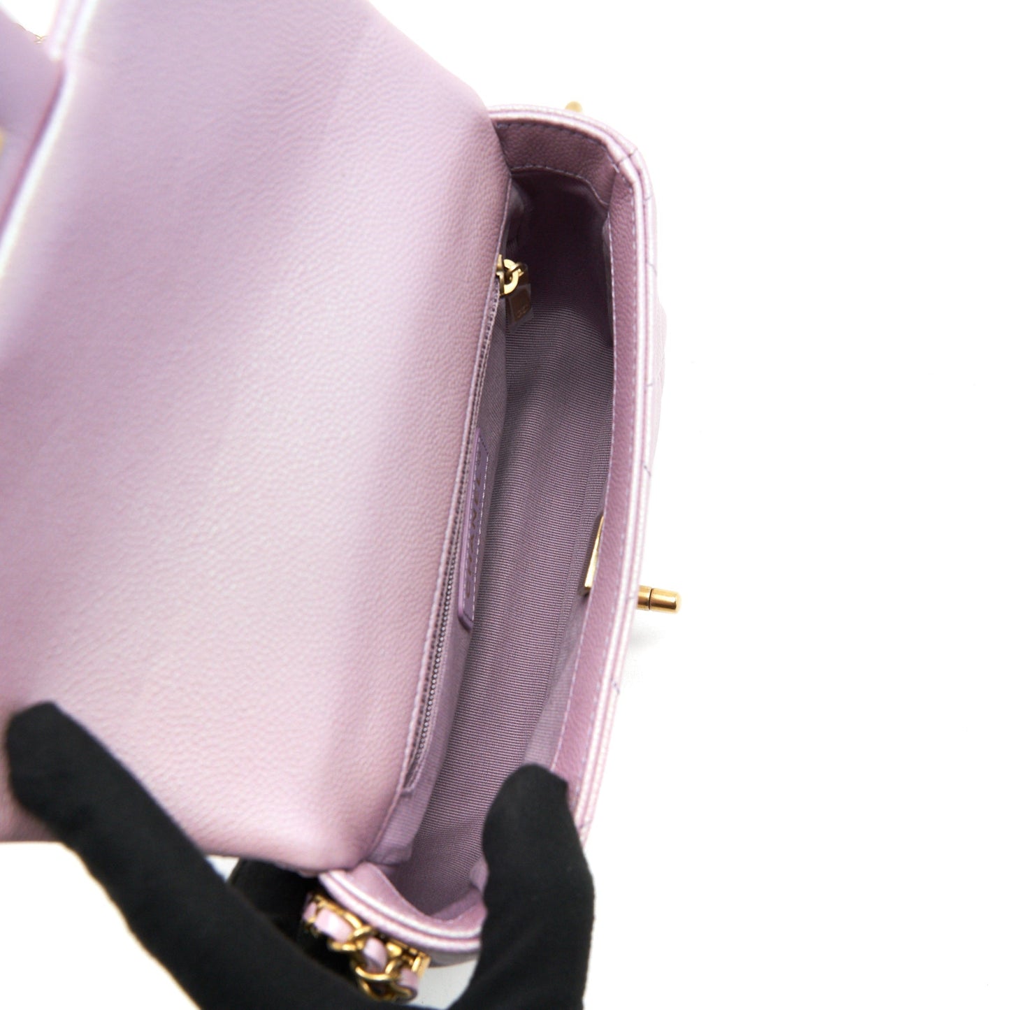 Chanel 21K My Perfect Mini Flap Bag Caviar Pink