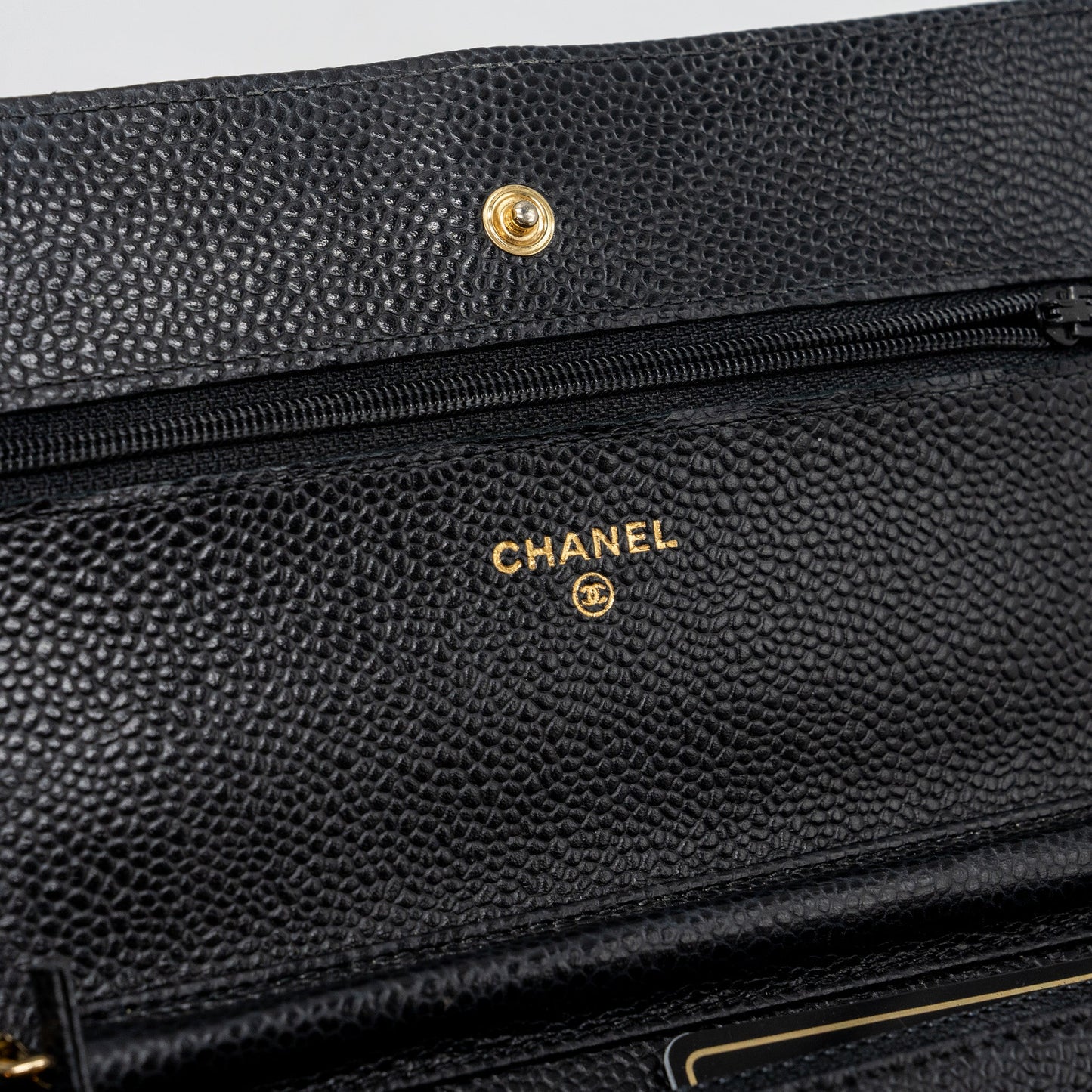 Chanel Classic Wallet On Chain Black Caviar Black