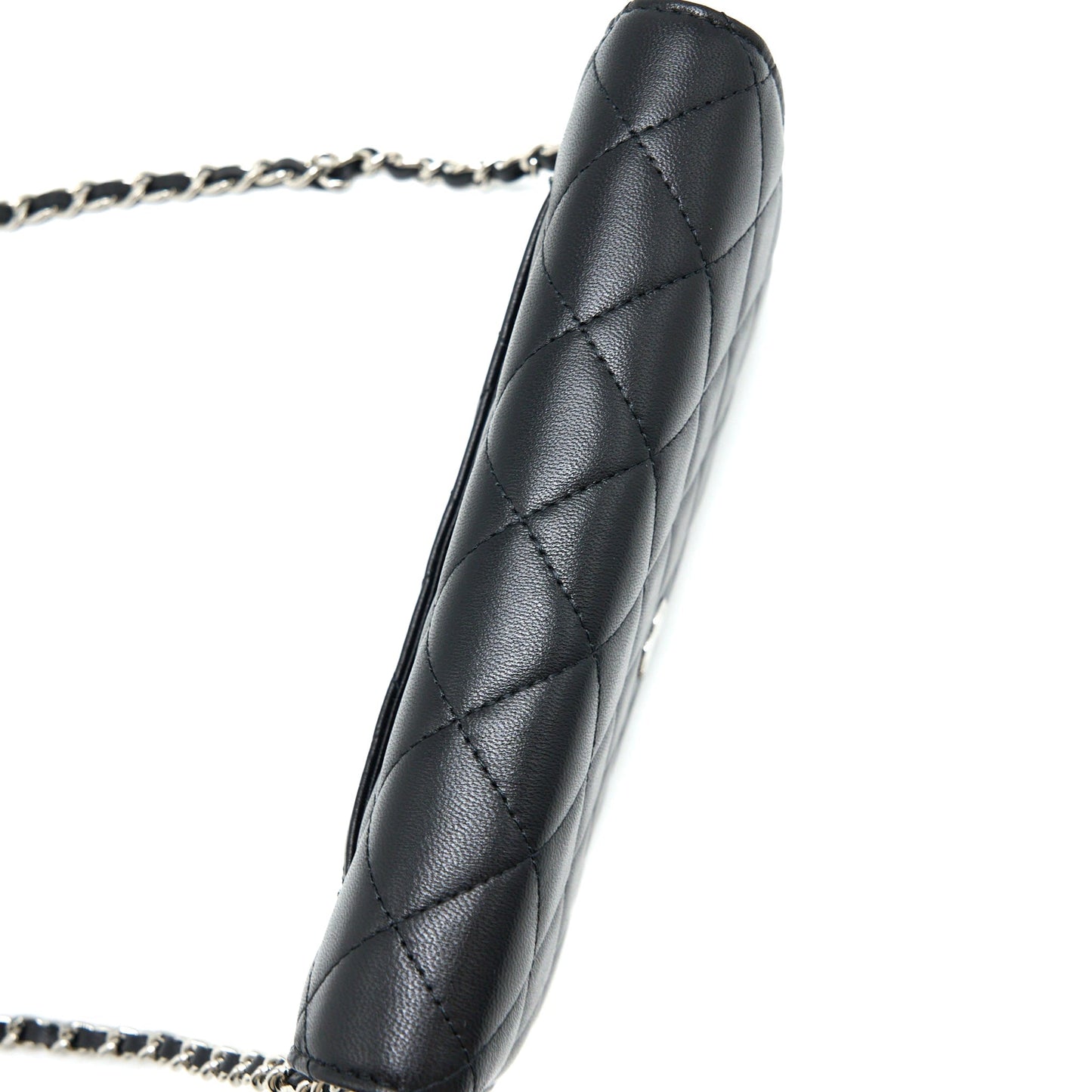 Chanel Classic Wallet on Chain Lambskin Black  (Microchip)