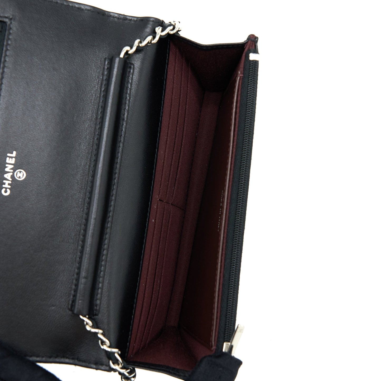 Chanel Classic Wallet on Chain Lambskin Black  (Microchip)