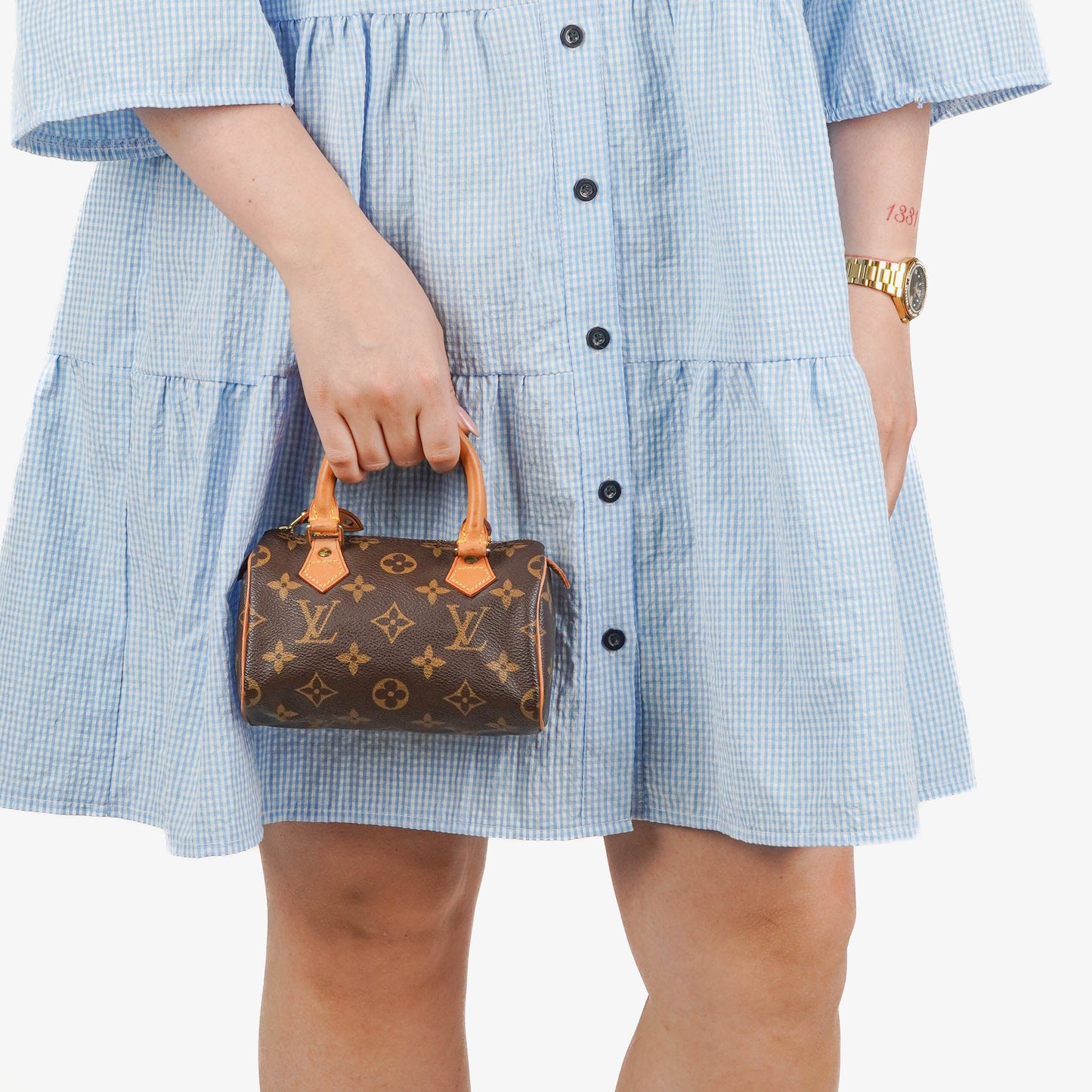 Louis Vuitton Nano  Monogram Canvas Mini Bag