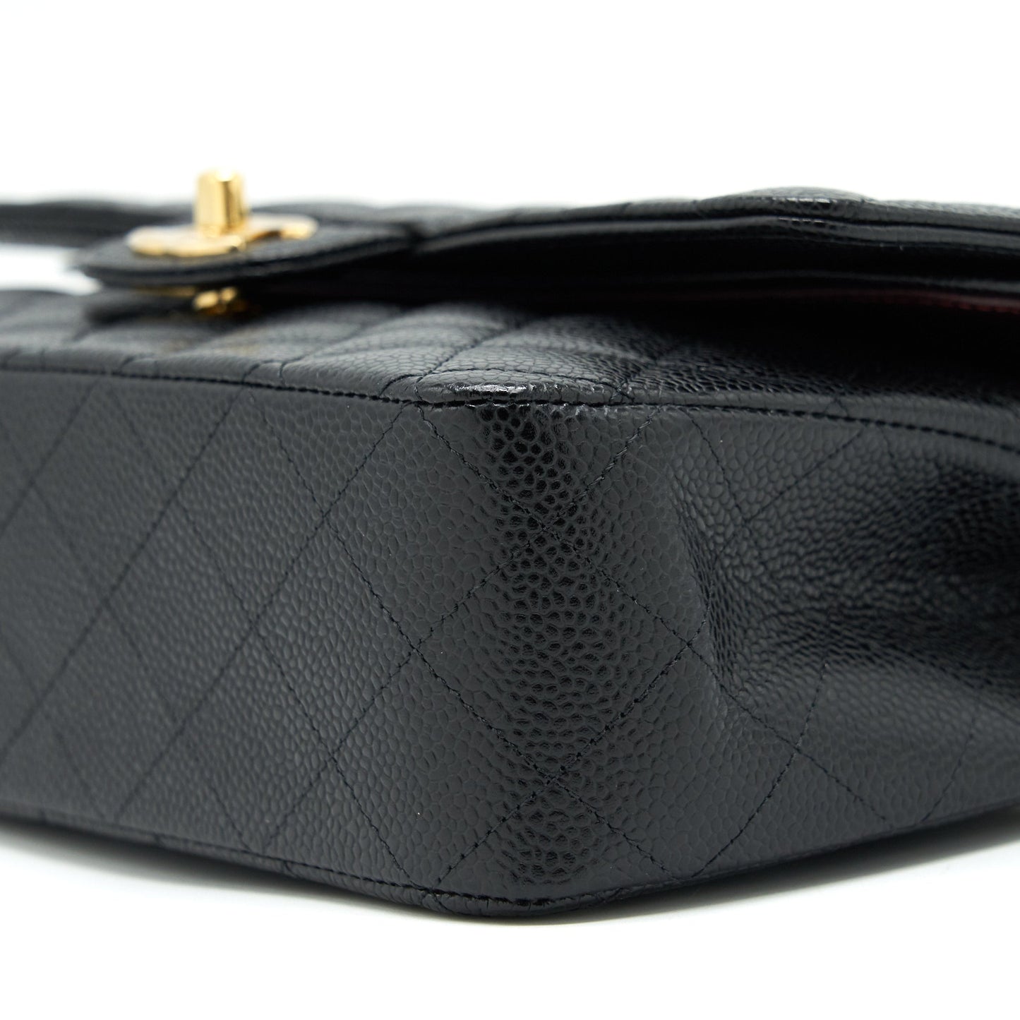 Chanel Medium Classic Double Flap 25cm Caviar Black