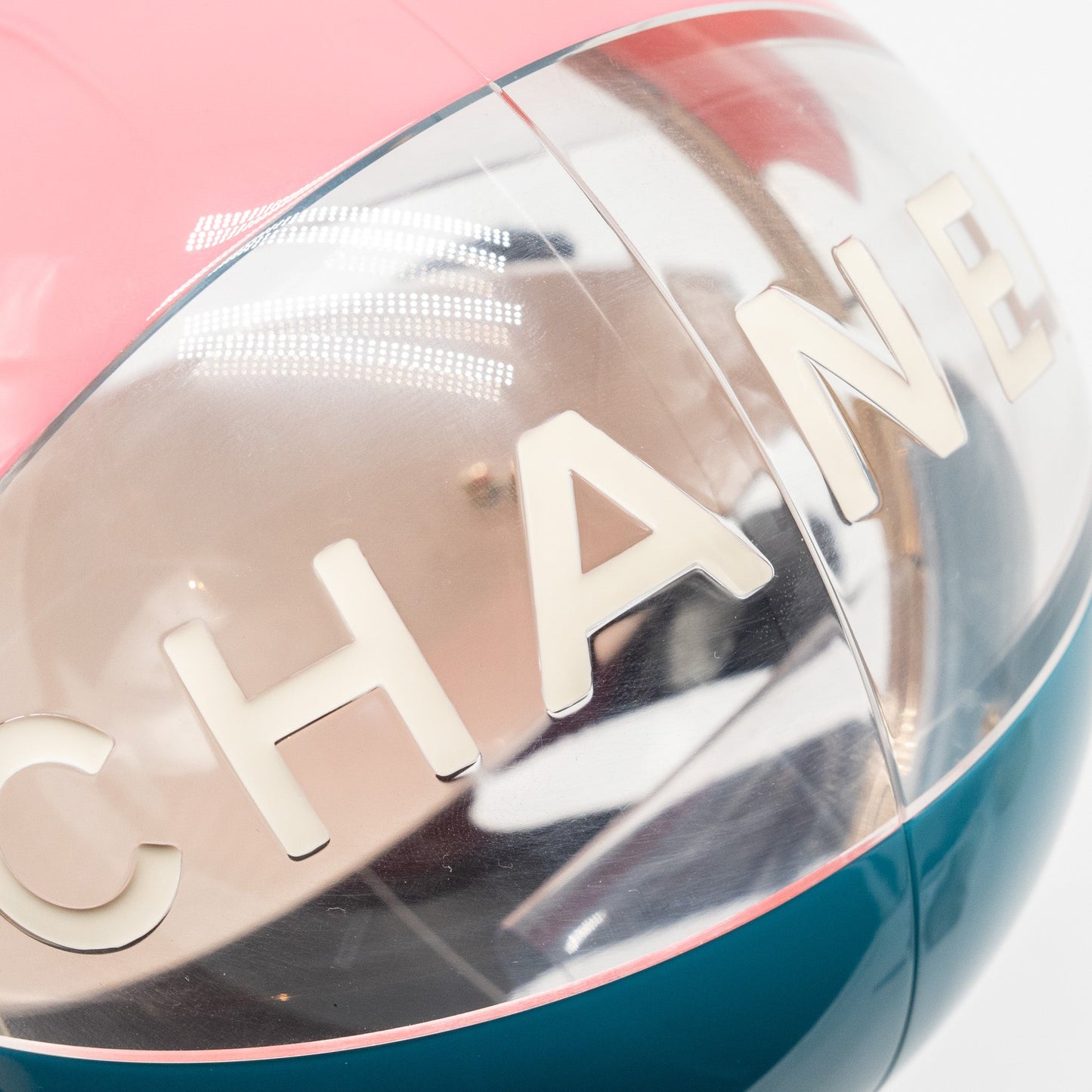 Chanel 19s Beach Ball Evening Bag Plexiglass Multicolour L