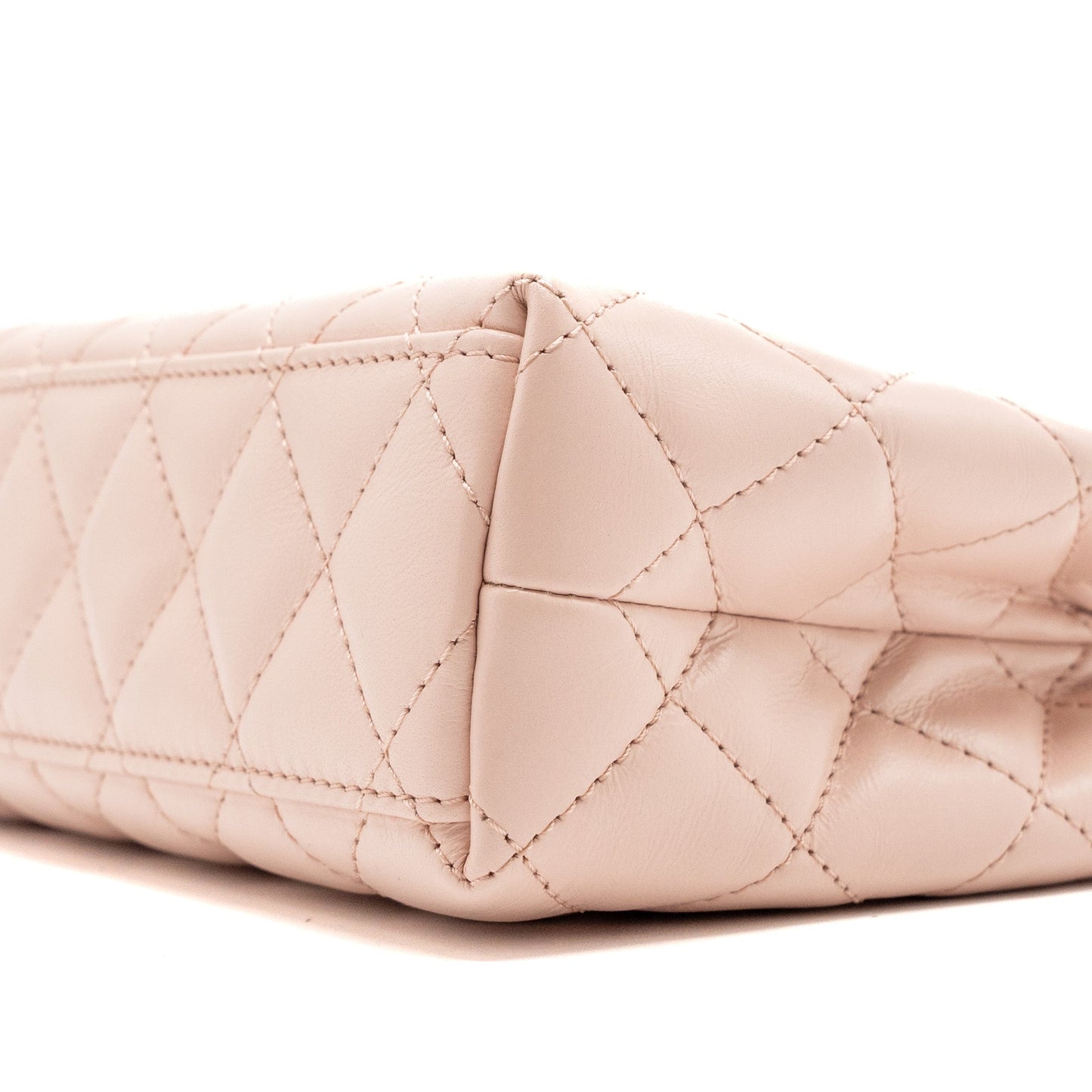 Chanel 23k mini shopping tote / kelly bag calfskin pink  (Microchip)