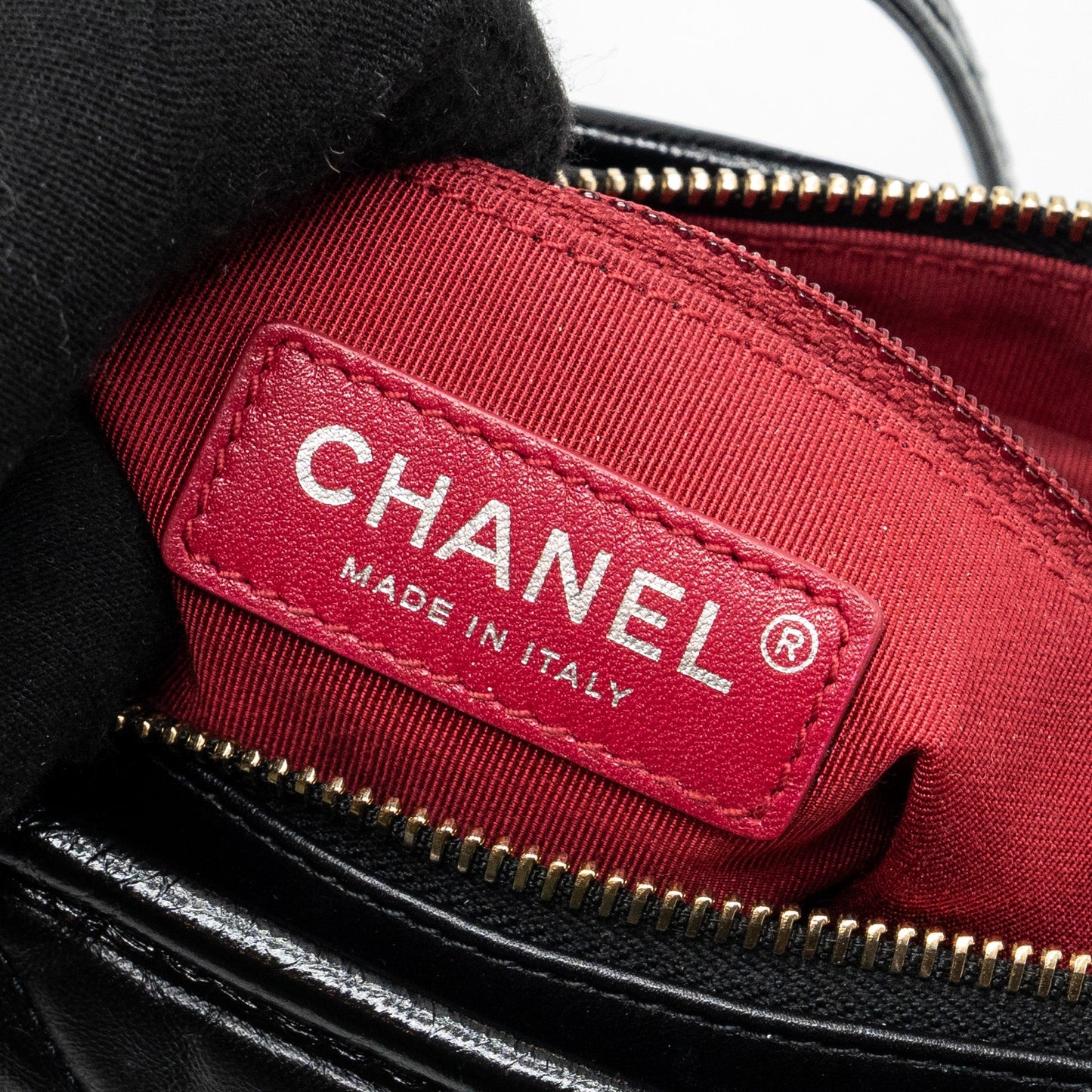Chanel small Gabrielle hobo bag calfskin black multicolour Hardware