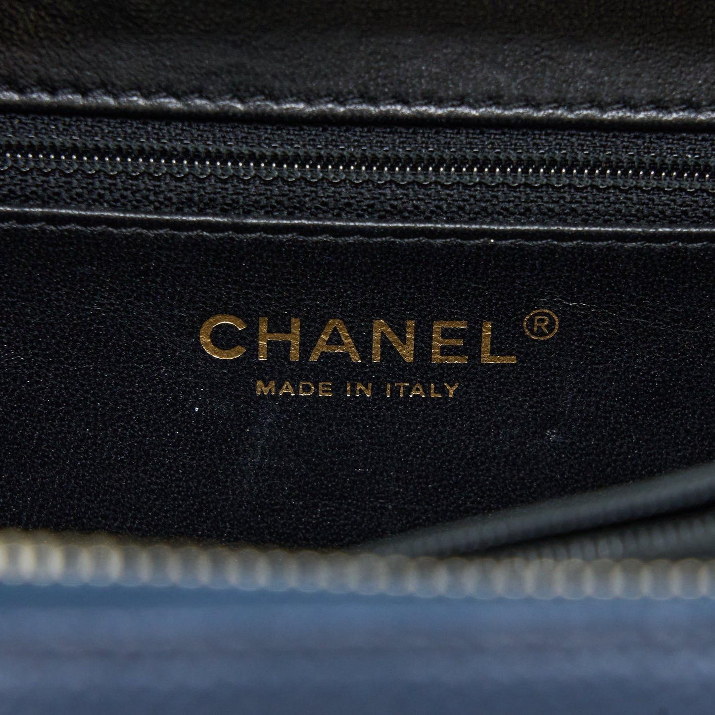 Chanel Medium Filigree Vanity Camera Bag Caviar Blue/Black