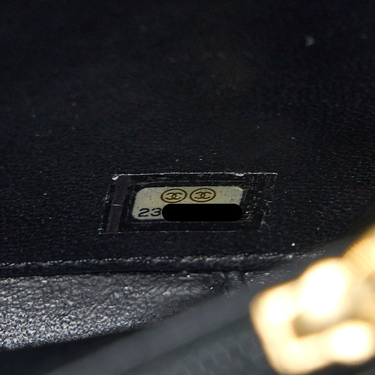 Chanel Medium Filigree Vanity Camera Bag Caviar Blue/Black