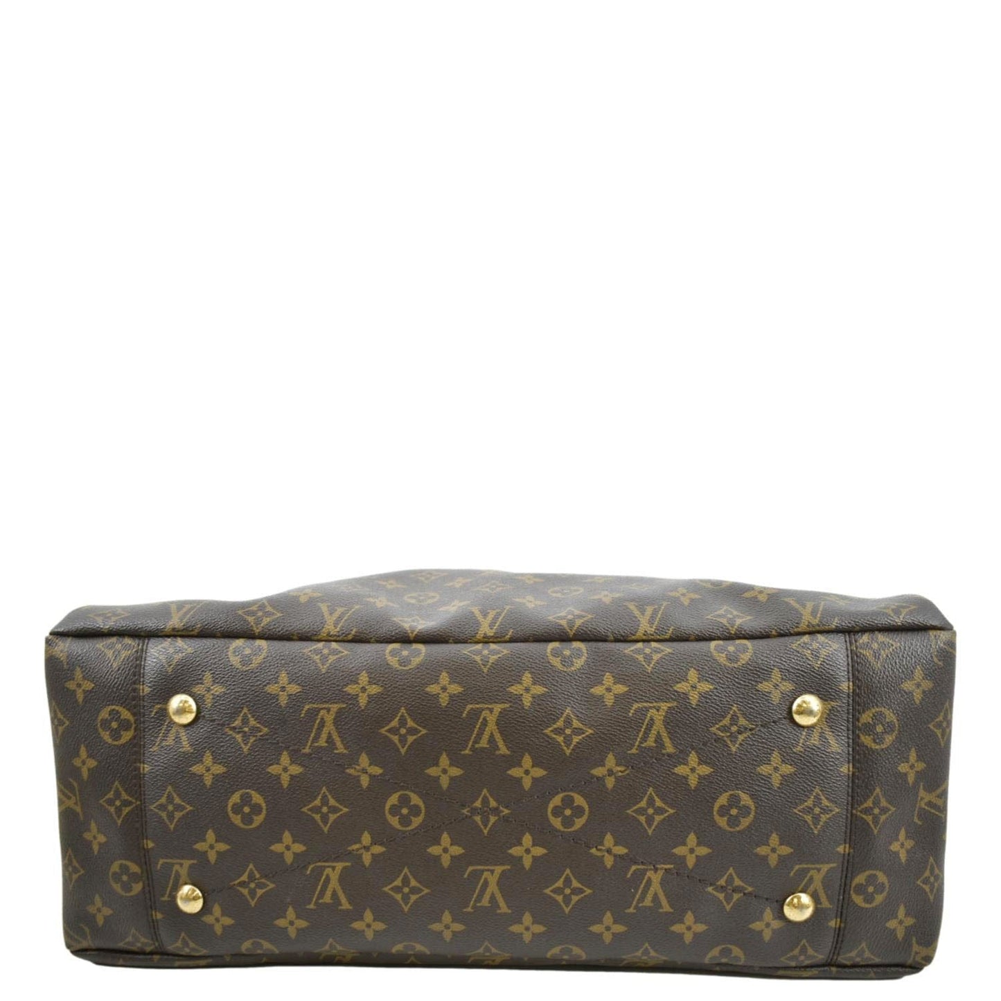 LOUIS VUITTON Artsy GM Monogram Canvas Hobo Bag Brown