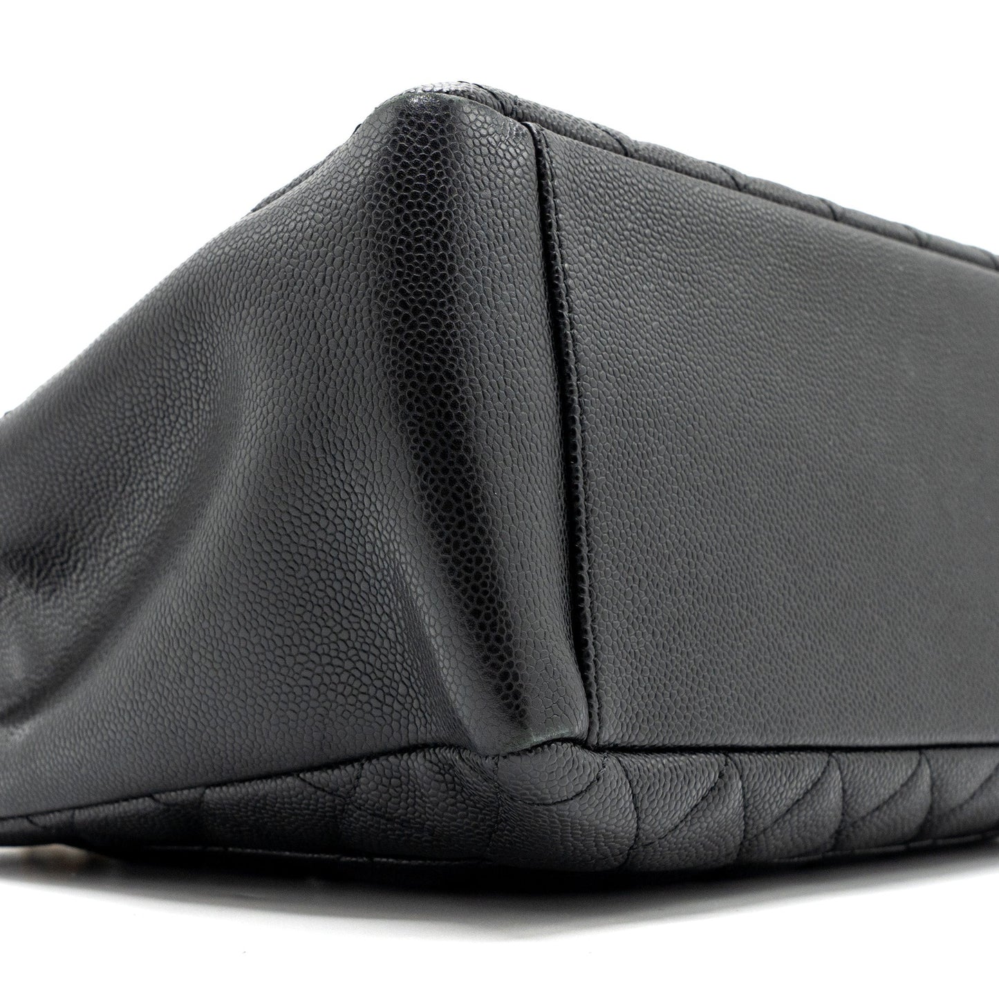 Chanel grand shopping tote bag caviar Black