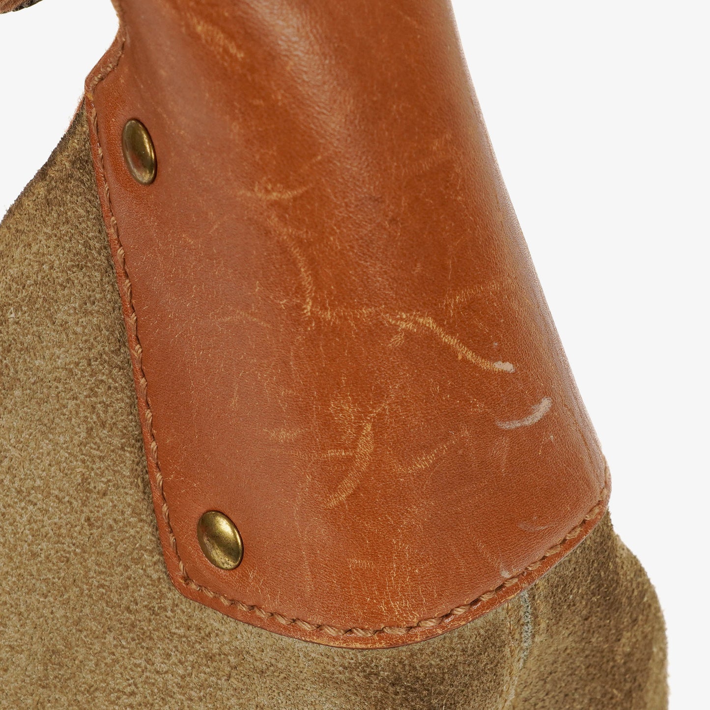 Gucci Suede Handle Ring Hobo Bag