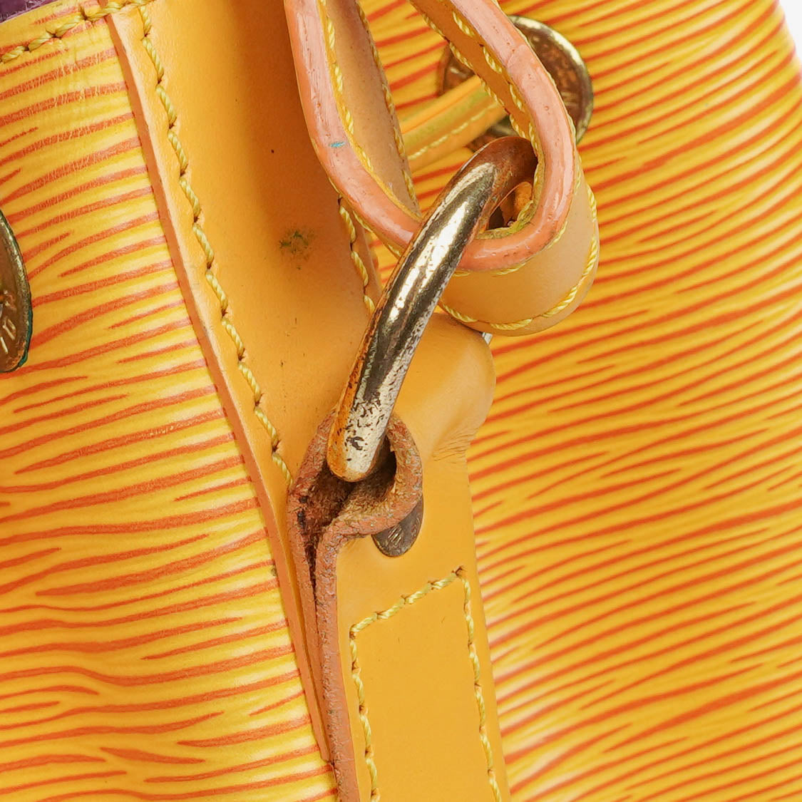 Louis Vuitton Noe GM Yellow EPI Leather Shoulder Bag