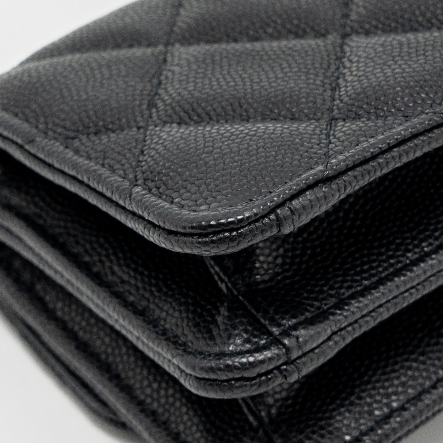 Chanel 22s Mini Clutch With Chain Caviar Black