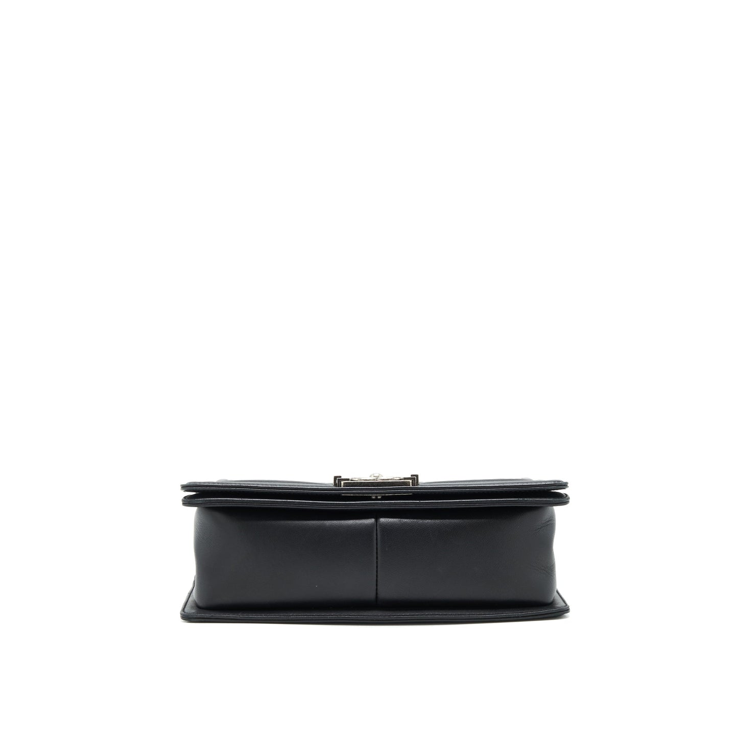 Chanel medium boy black Lambskin Ruthenium