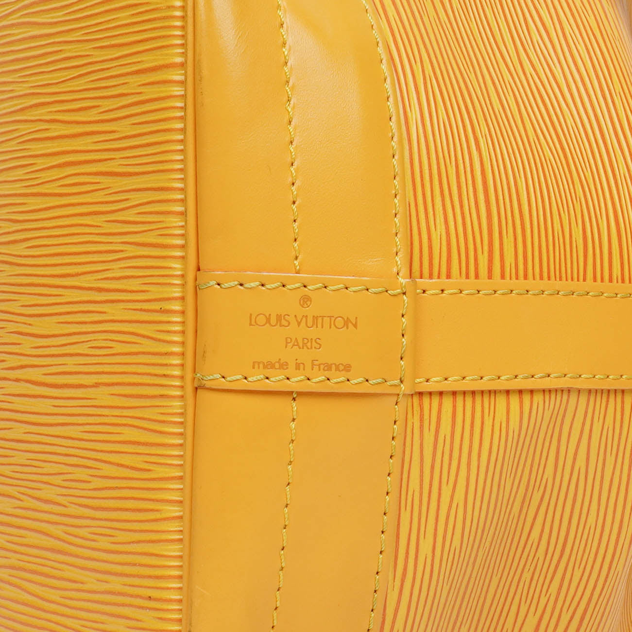 Louis Vuitton Noe GM Yellow EPI Leather Shoulder Bag