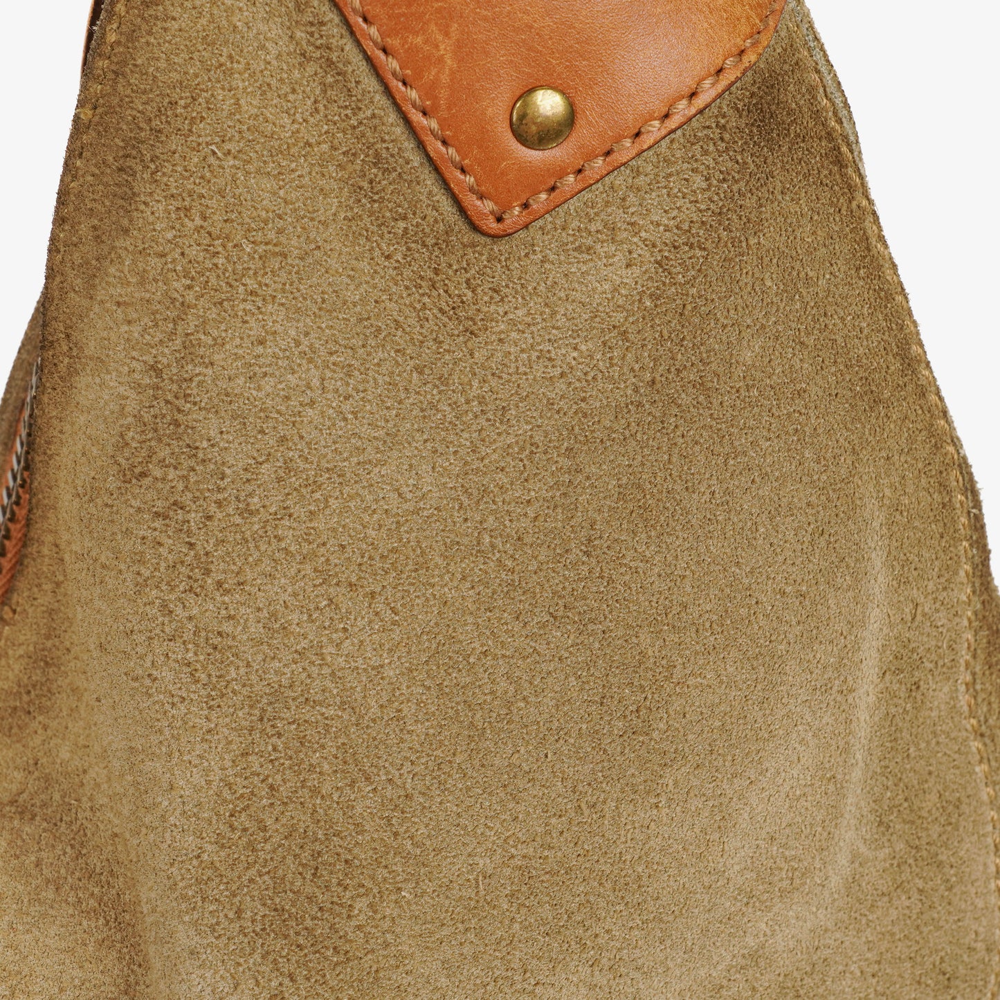 Gucci Suede Handle Ring Hobo Bag