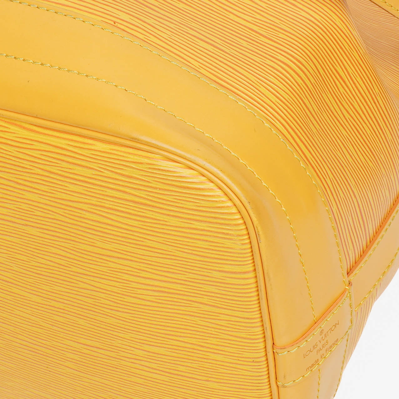 Louis Vuitton Noe GM Yellow EPI Leather Shoulder Bag