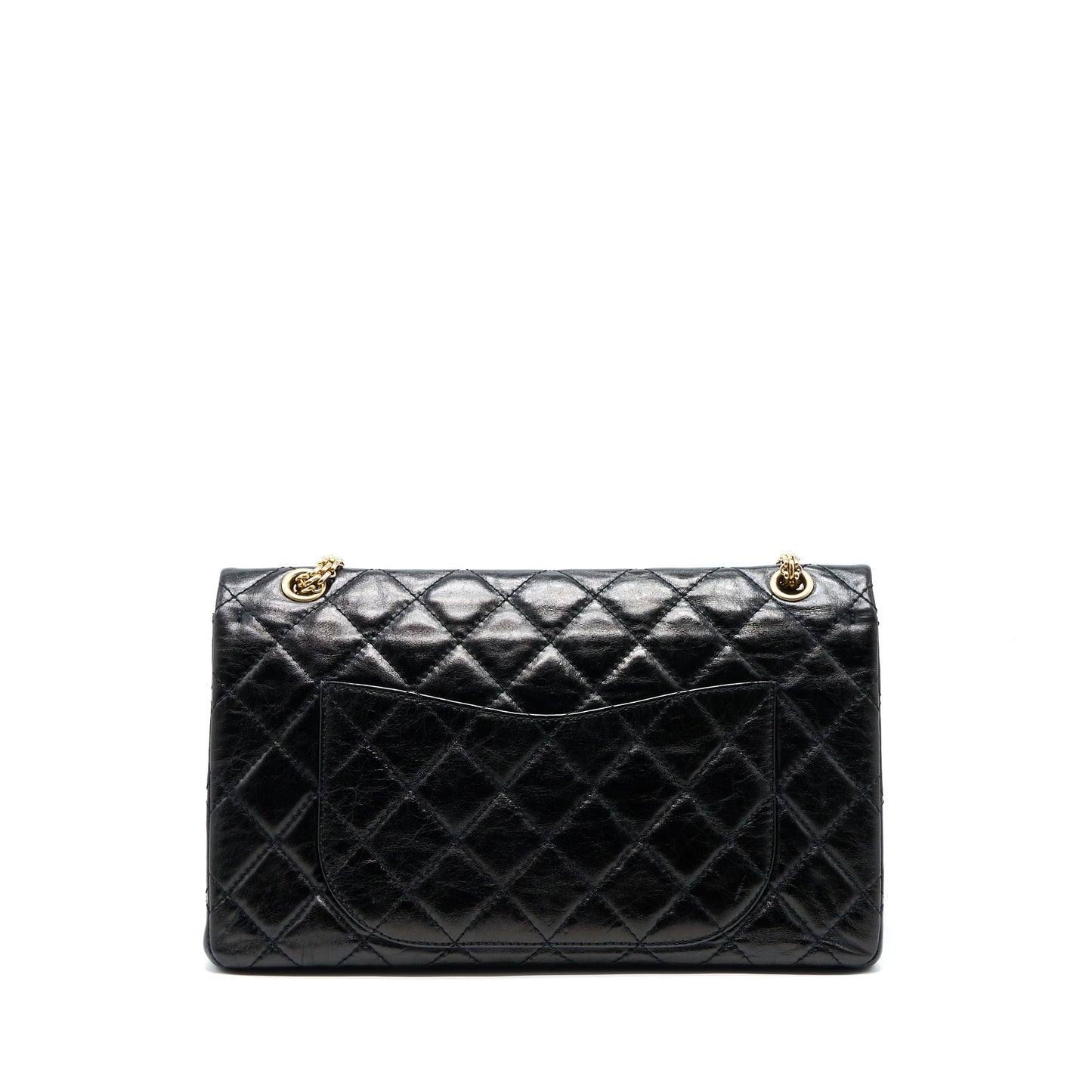 Chanel 2.55 Reissue 227 Shiny Aged Calfskin Black