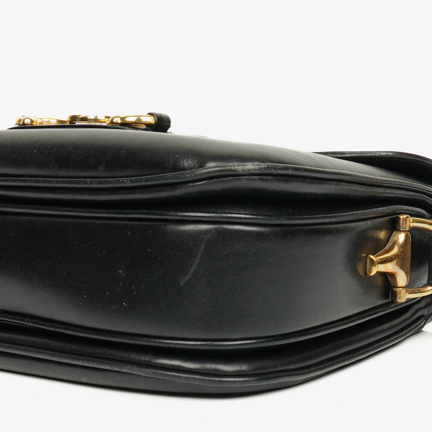Gucci Black Horsebit 1955 Shoulder Bag