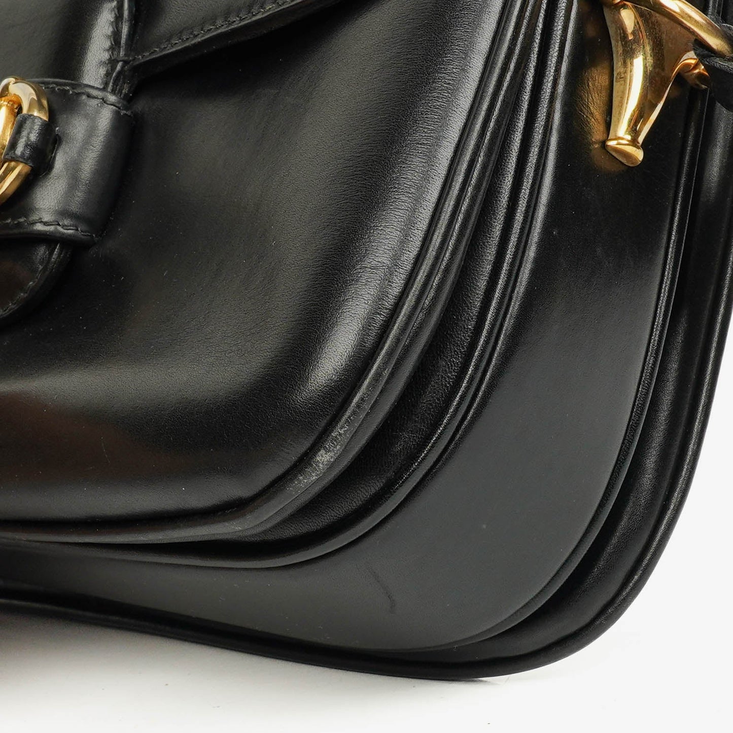 Gucci Black Horsebit 1955 Shoulder Bag