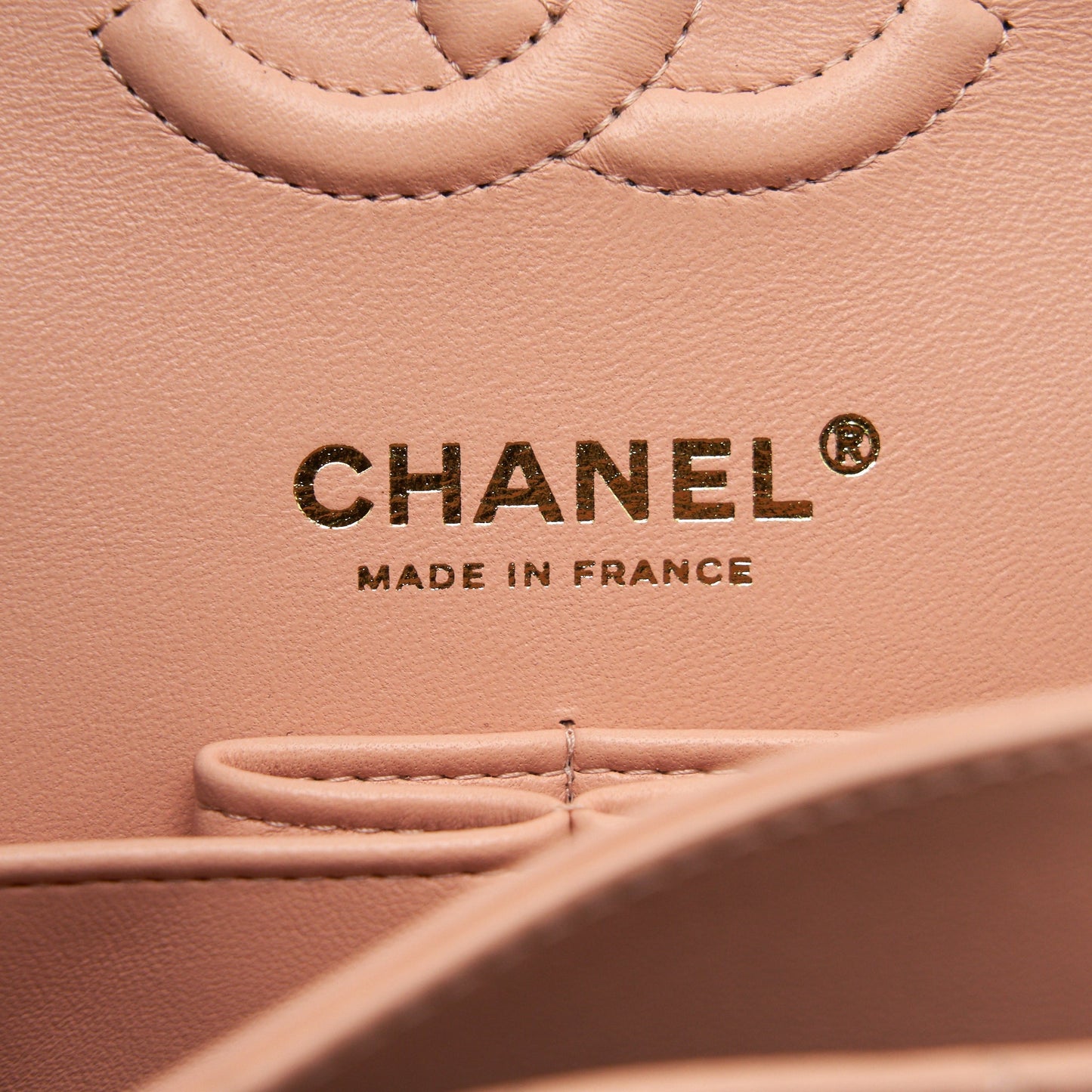 Chanel Small Classic Double Flap Bag Lambskin Pink L