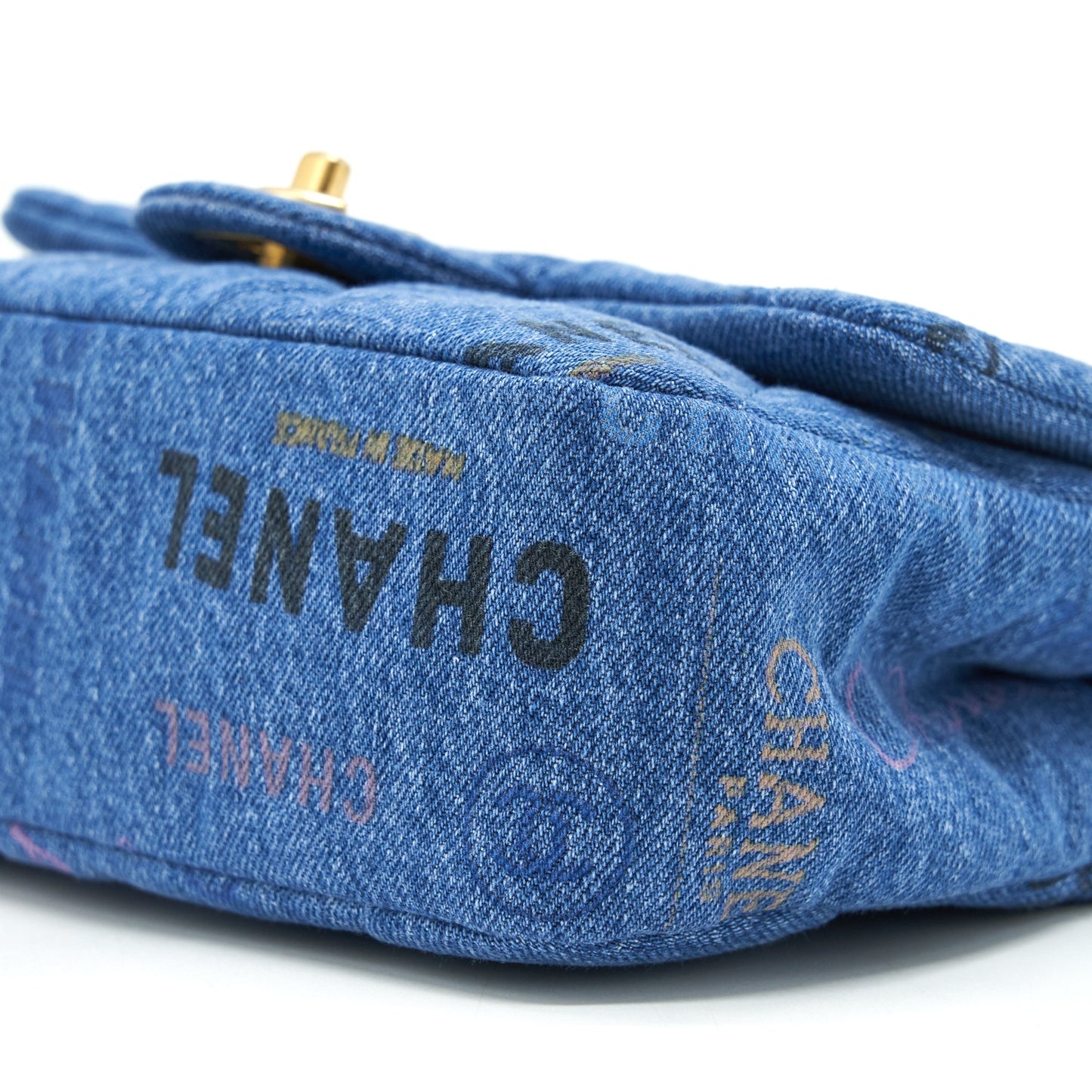Chanel 22P Small Flap Bag 23cm Denim Blue