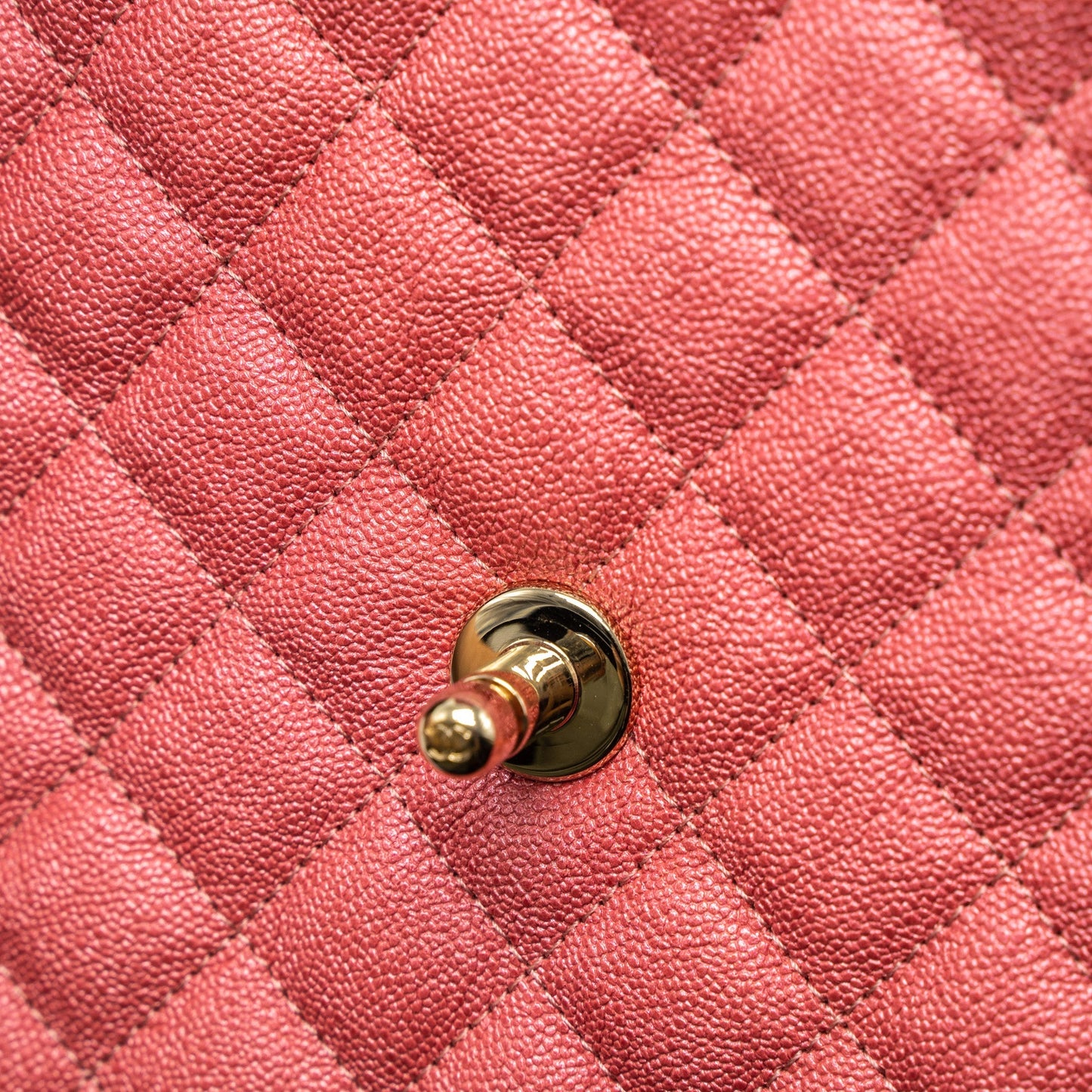 Chanel Vertical Boy Bag Metallic Grained Calfskin Pink L