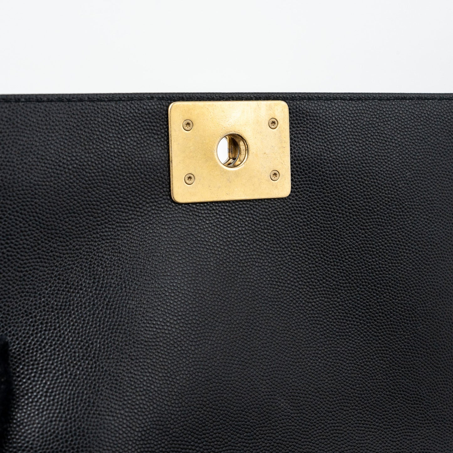 Chanel Medium Classic Boy Bag Caviar Black