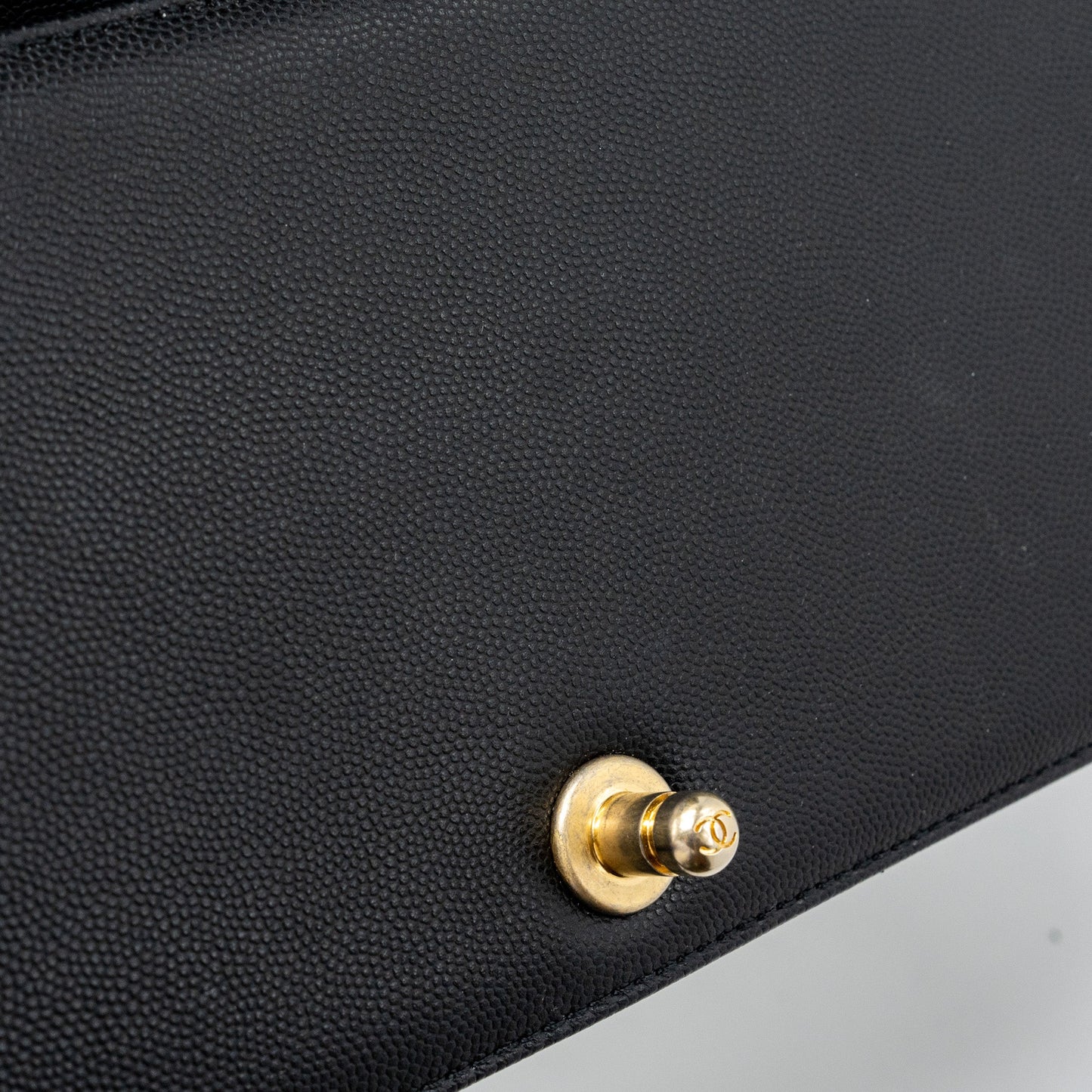 Chanel Medium Classic Boy Bag Caviar Black