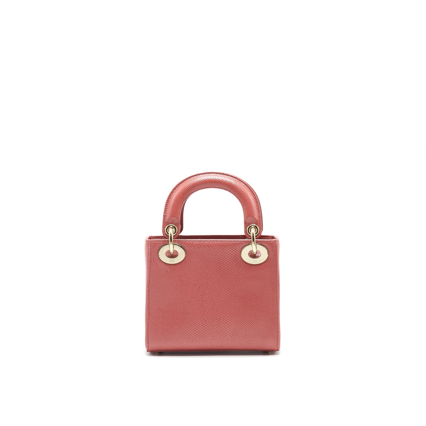 Dior Lizard mini Lady Dior Purse pink
