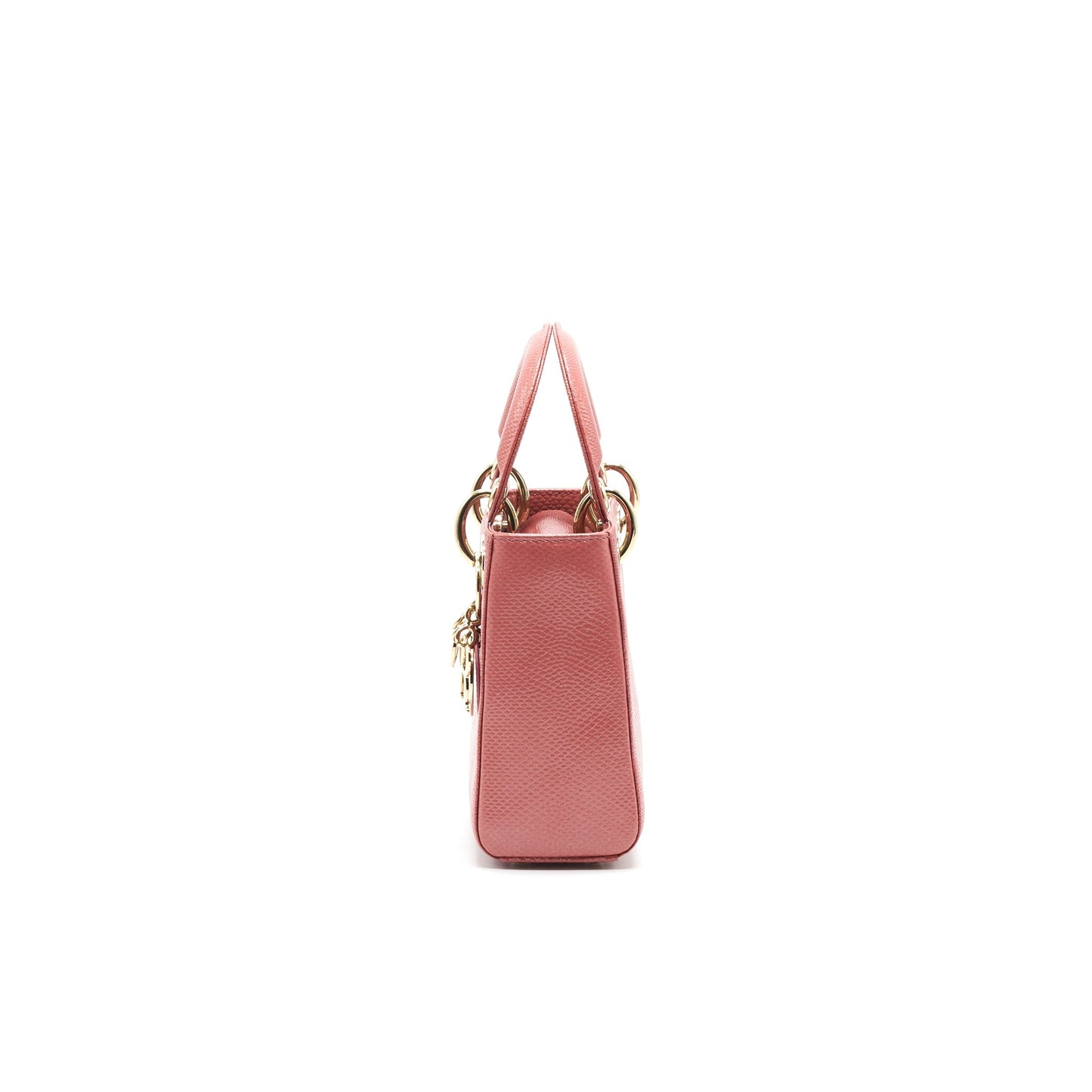 Dior Lizard mini Lady Dior Purse pink
