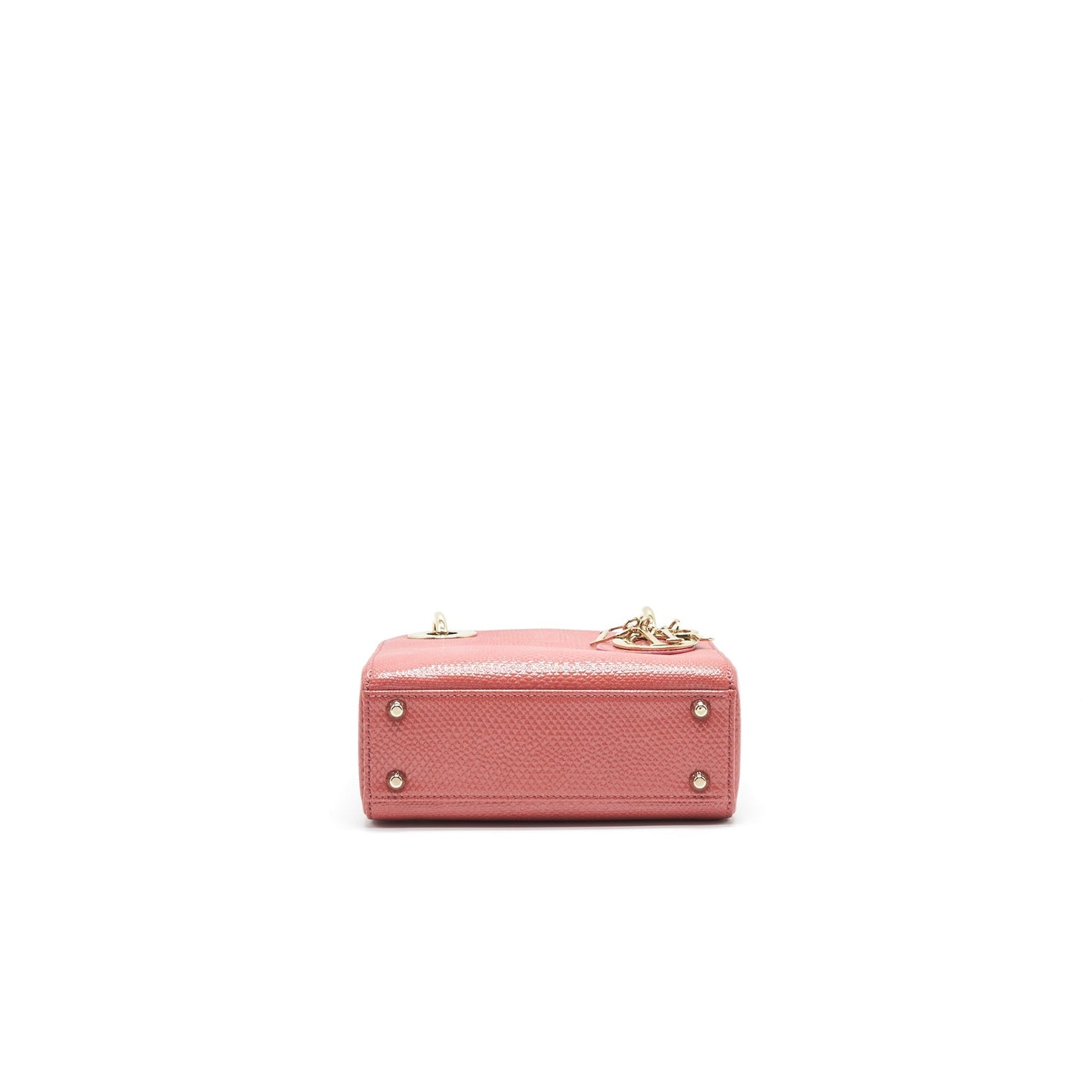 Dior Lizard mini Lady Dior Purse pink