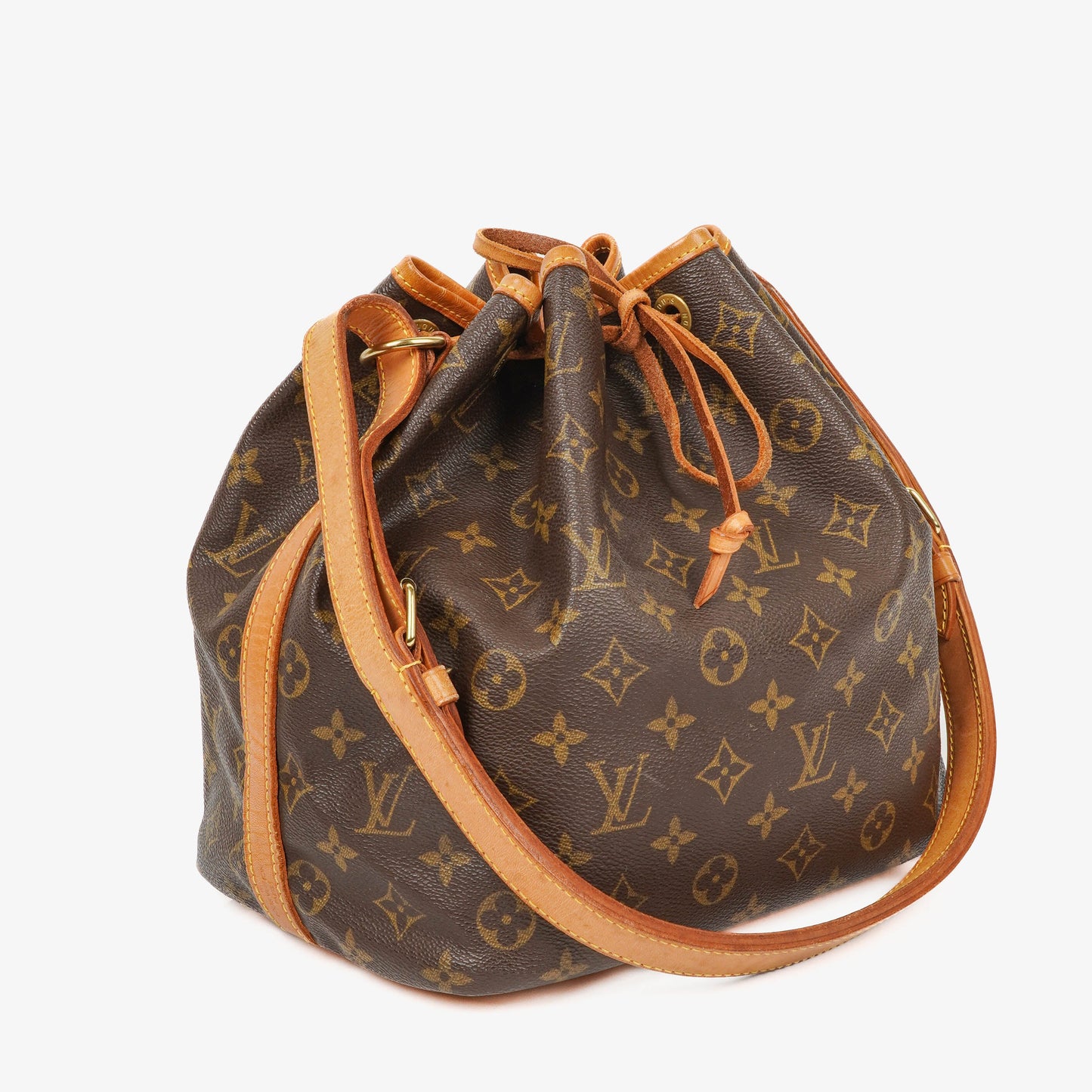 Louis Vuitton Petit Noe Monogram Canvas Shoulder Bag