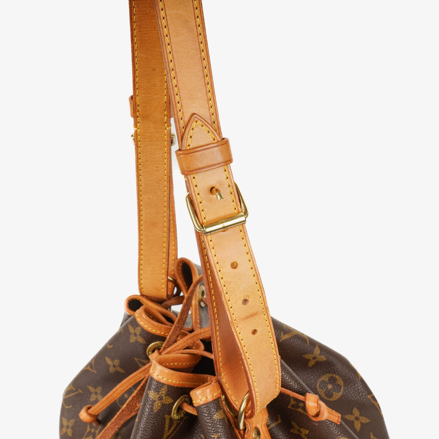 Louis Vuitton Petit Noe Monogram Canvas Shoulder Bag