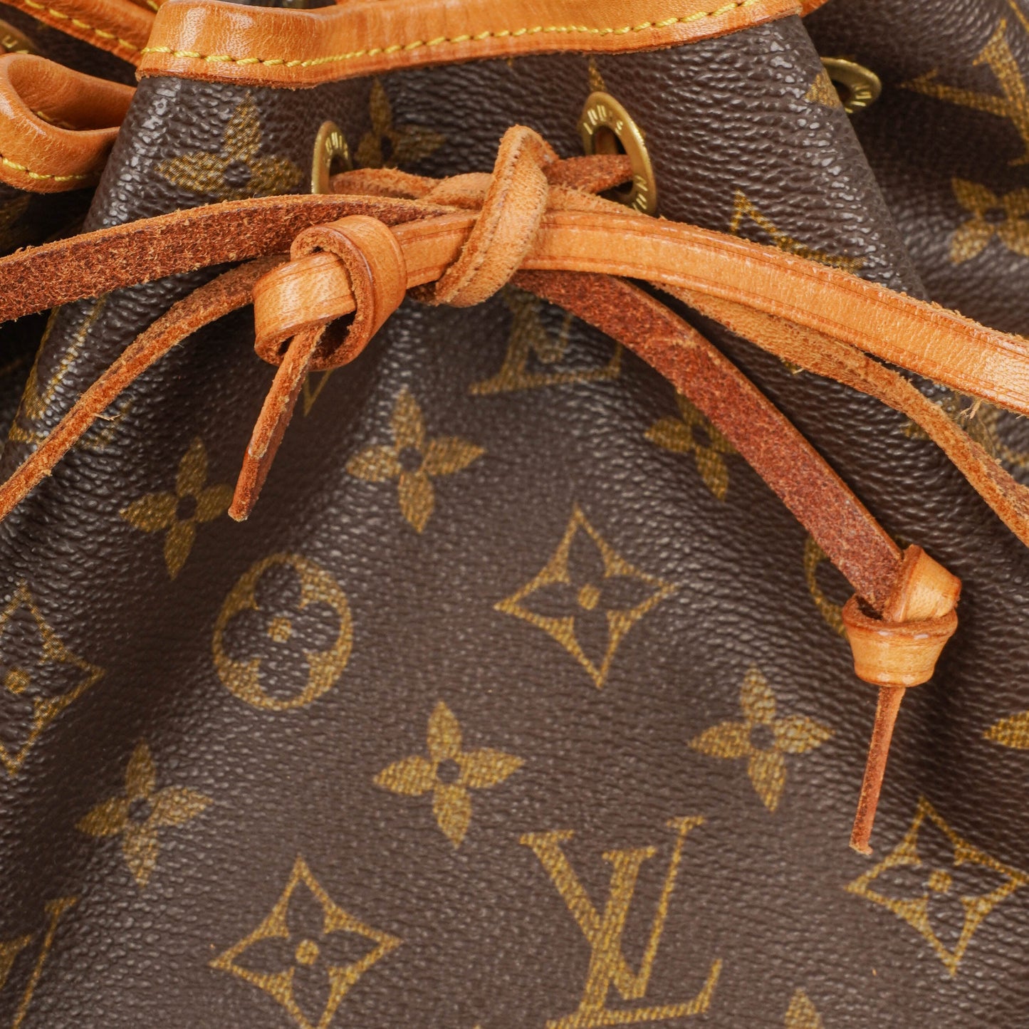 Louis Vuitton Petit Noe Monogram Canvas Shoulder Bag