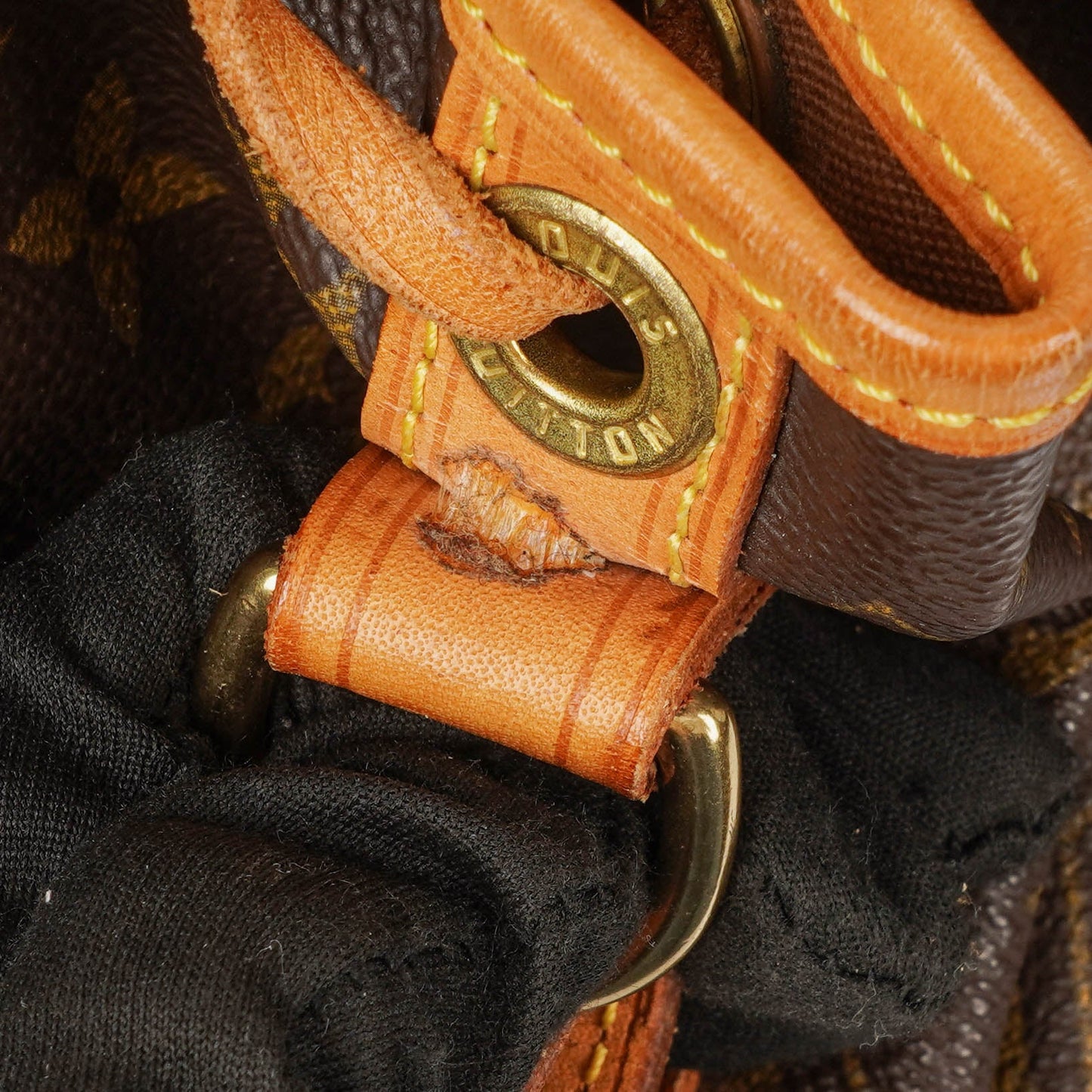 Louis Vuitton Petit Noe Monogram Canvas Shoulder Bag
