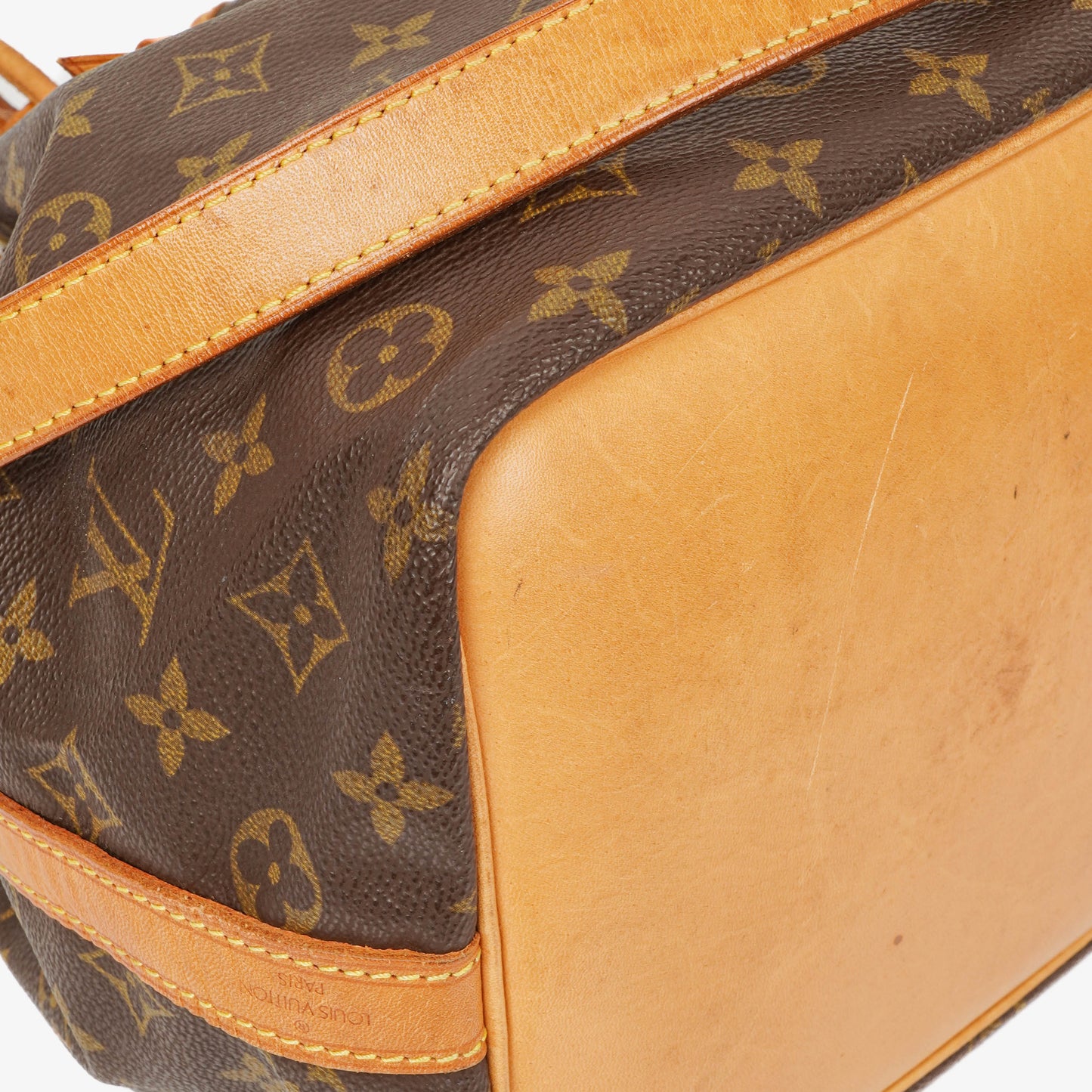 Louis Vuitton Petit Noe Monogram Canvas Shoulder Bag